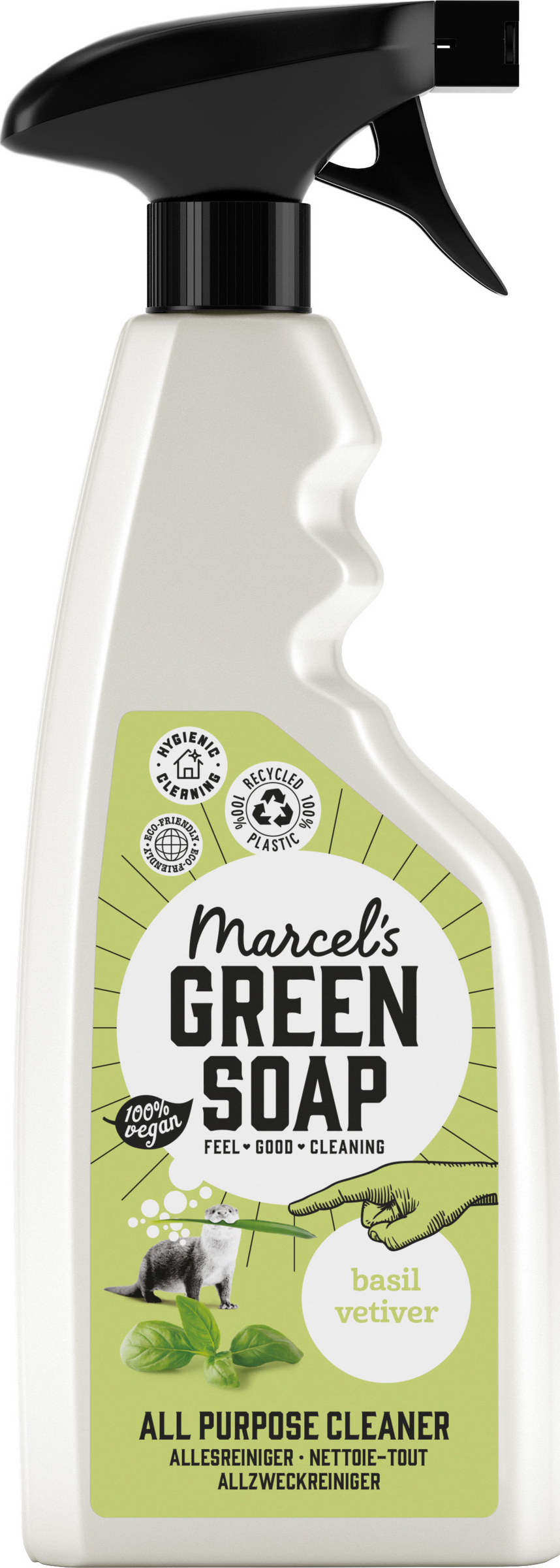Marcel's Green Soap Universalrengøringsmiddel spray basilikum og vetivergræs