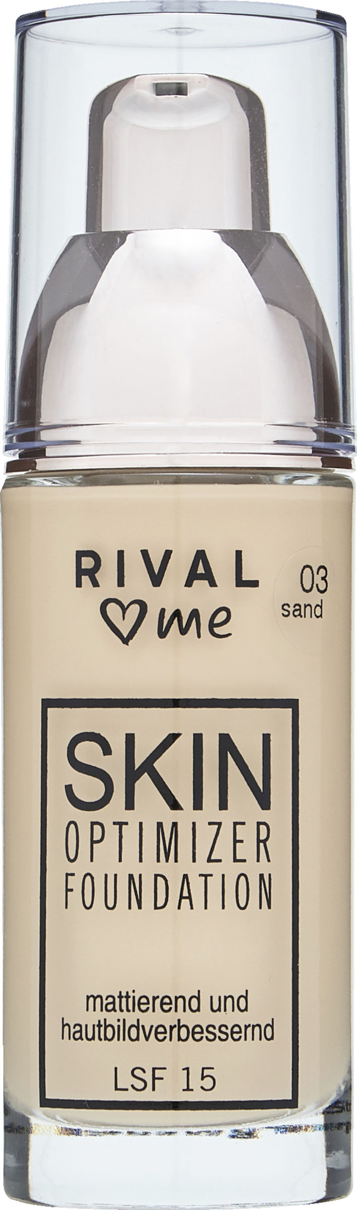 RIVAL loves me Skin Optimizer Foundation 03 sand