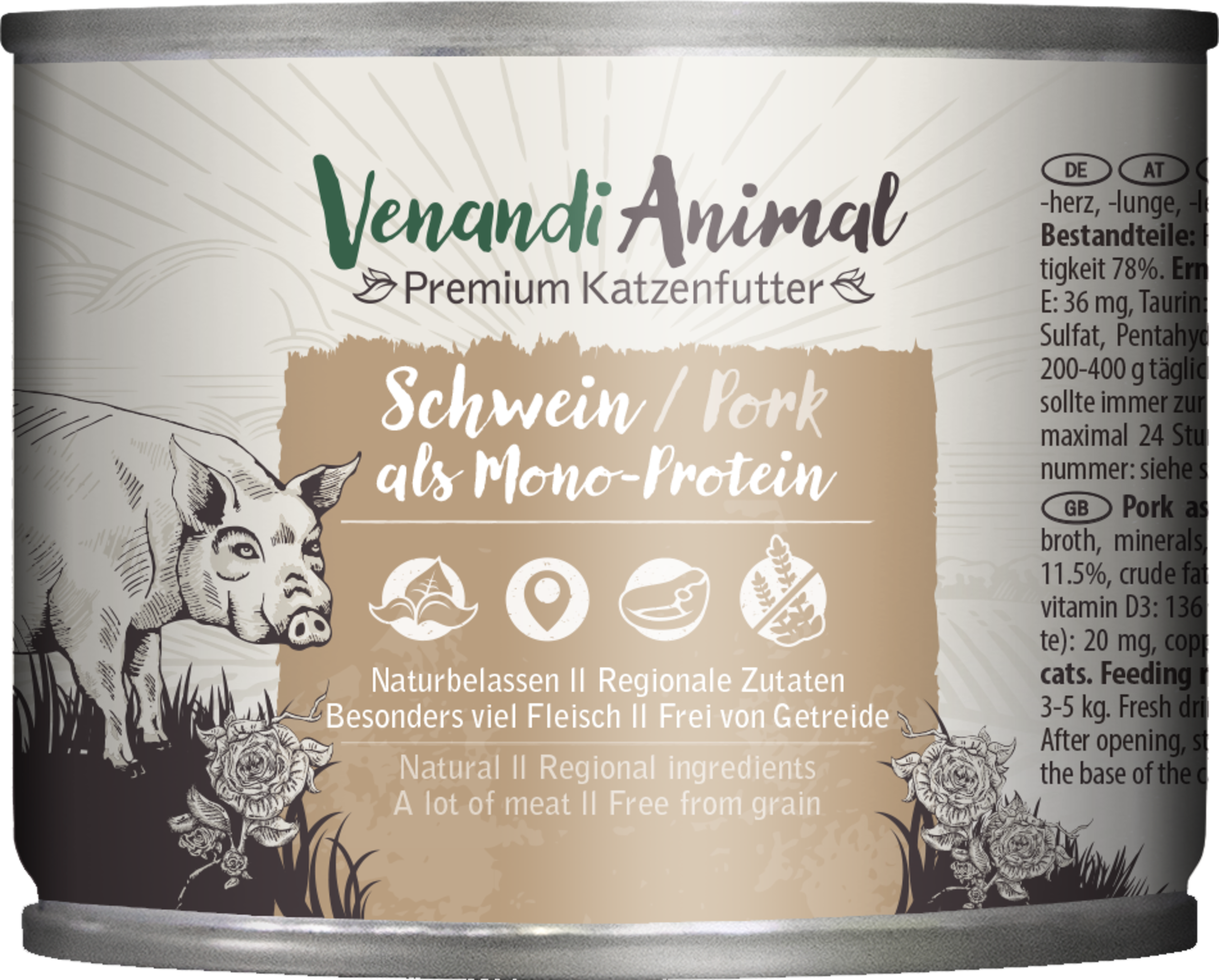 Venandi Animal Gris som monoprotein