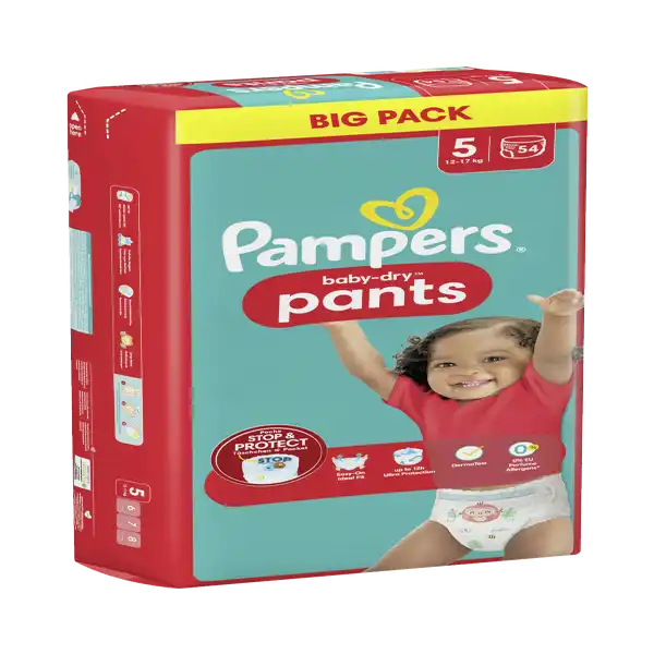 Universiteit timer Ongewapend Pampers Baby Dry Pants str.5 (12-17kg) Big Pack Køb online | rossmann.dk