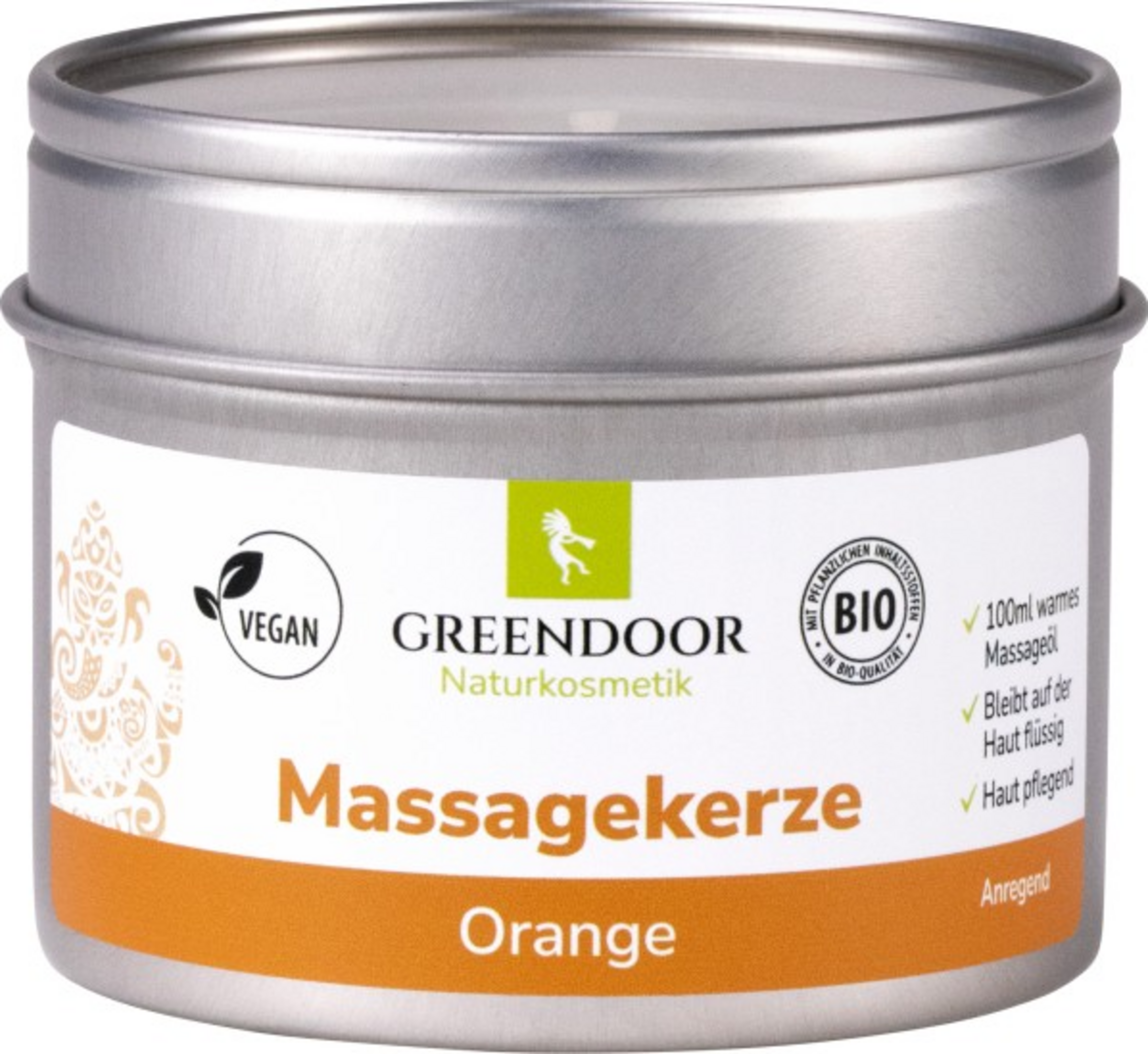 GREENDOOR Massagelys, orange