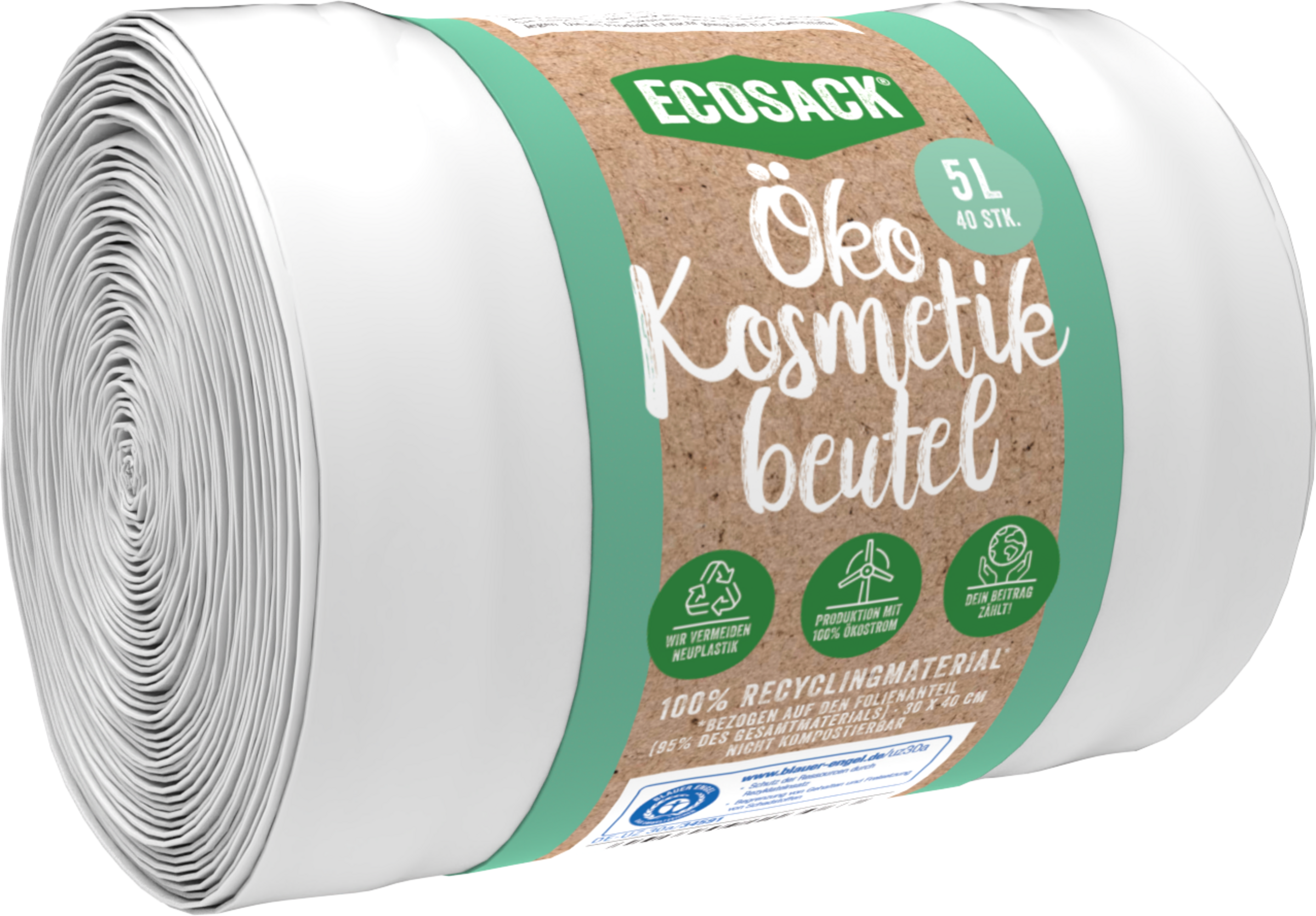 ECOSACK Eco kosmetikpose 5 l