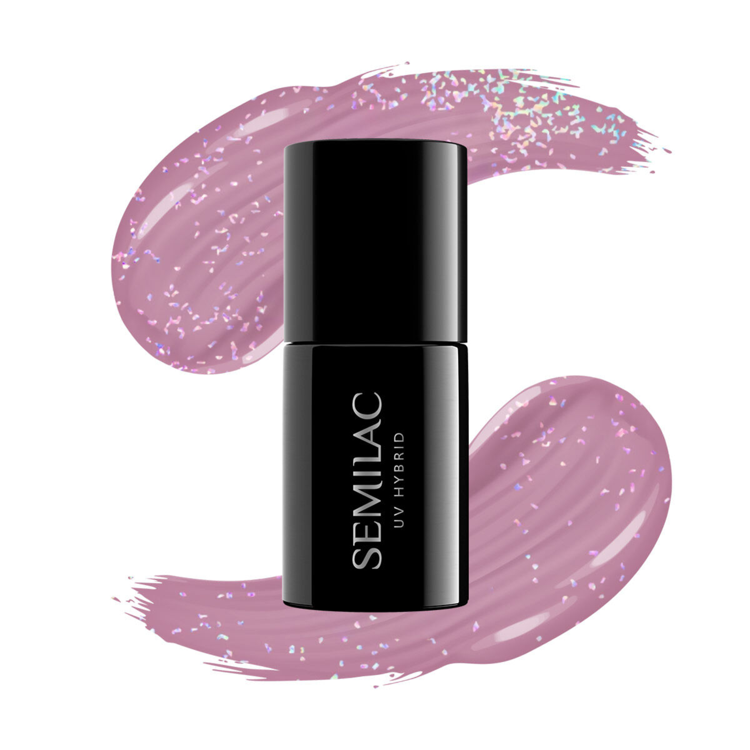 Semilac 319 UV Hybrid Shimmer Dust Pink