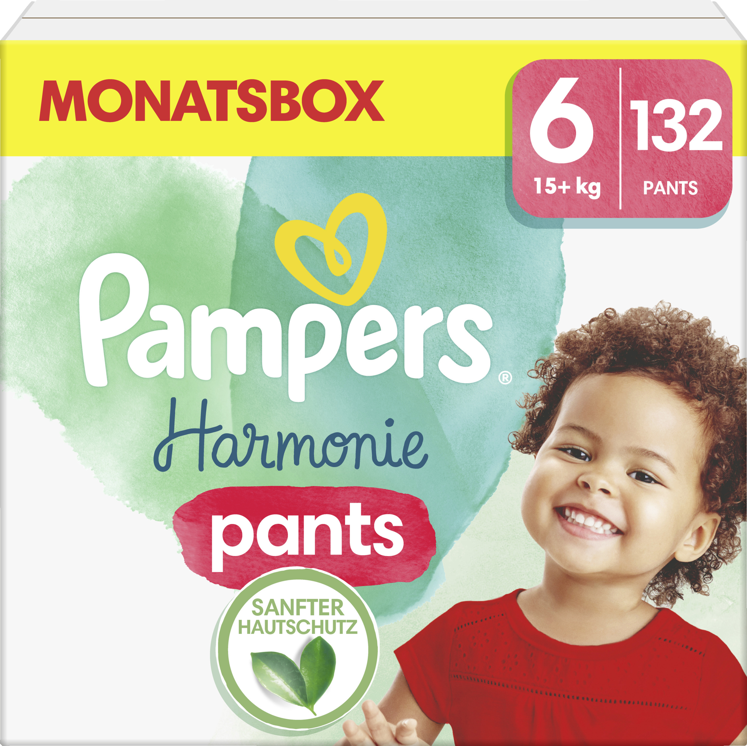 Pampers Harmonie Pants bleer str. 6 (15+ kg) månedsboks