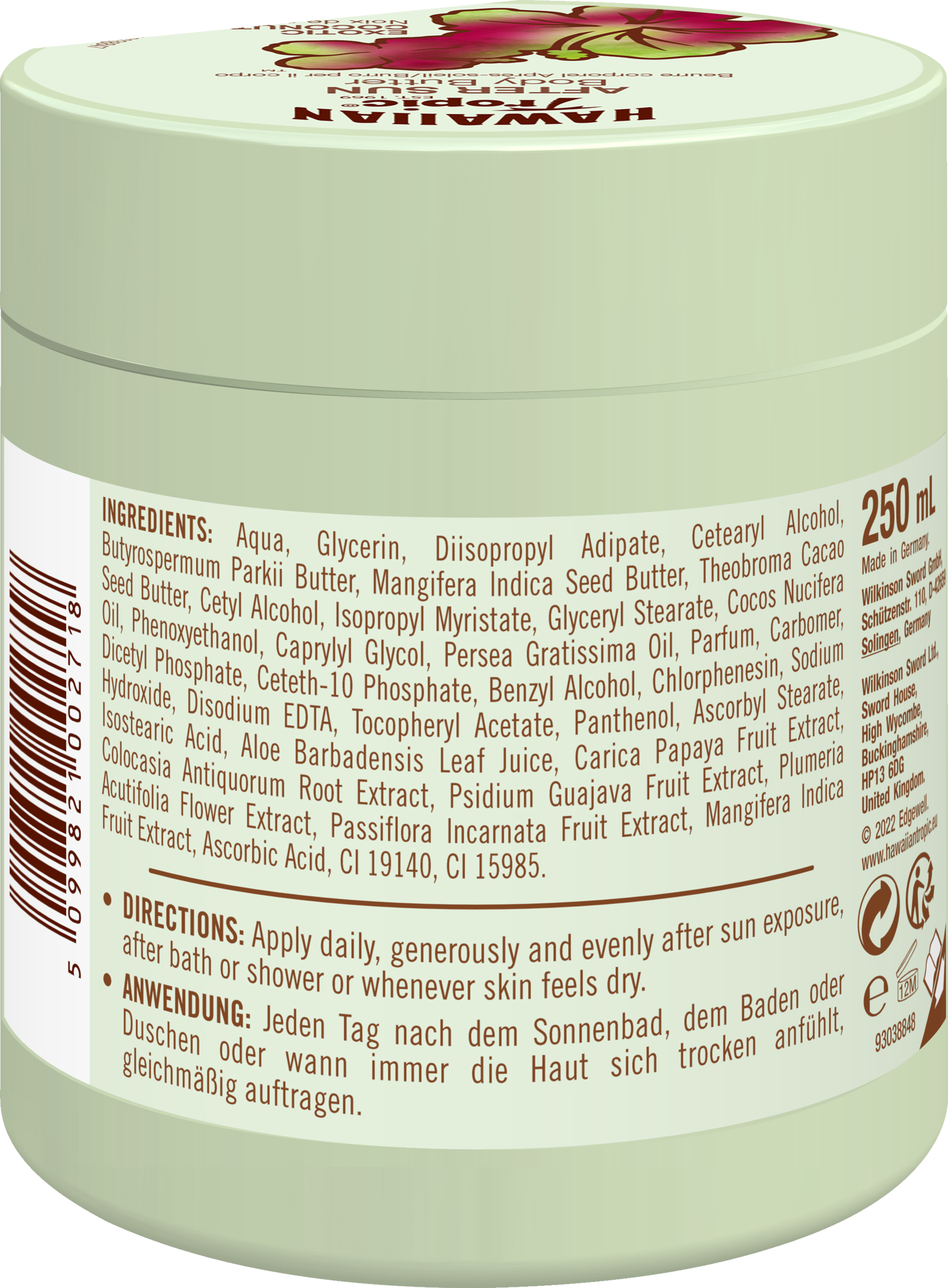 Hawaiian Tropic After Sun Body Butter Exotic Coconut Køb online