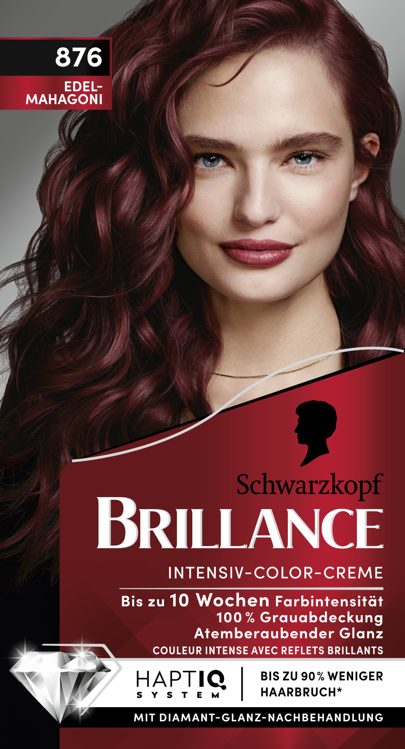 Brillance Intensiv-Color-Creme 876 Ædel mahogni
