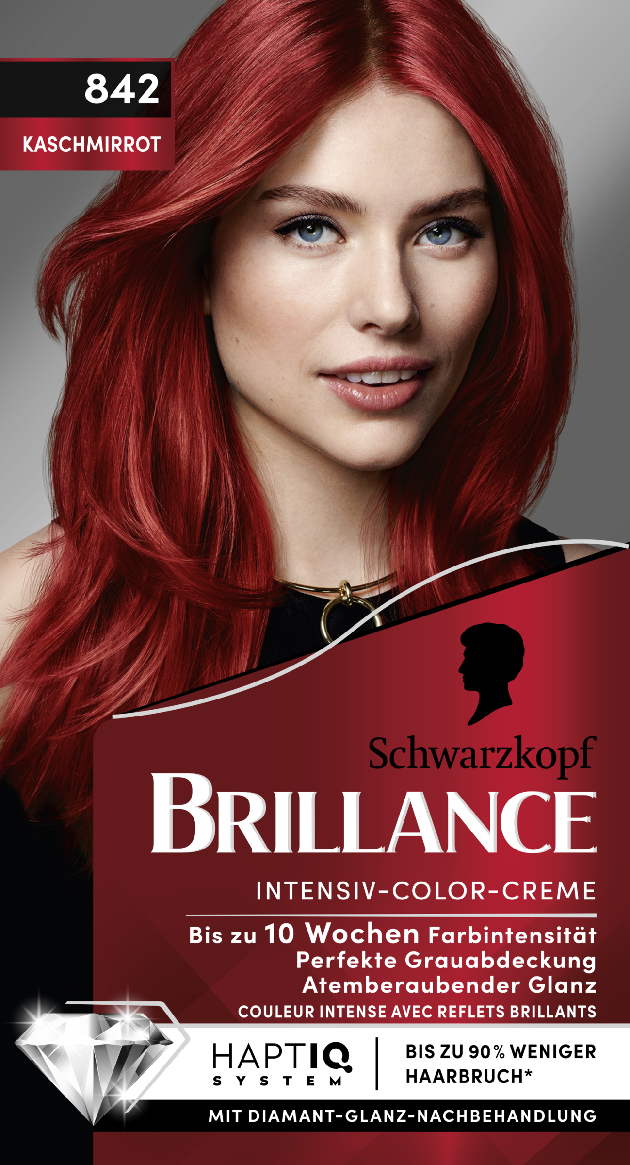 Brillance Intensiv-Color-Creme Farve 842 Kashmir rød