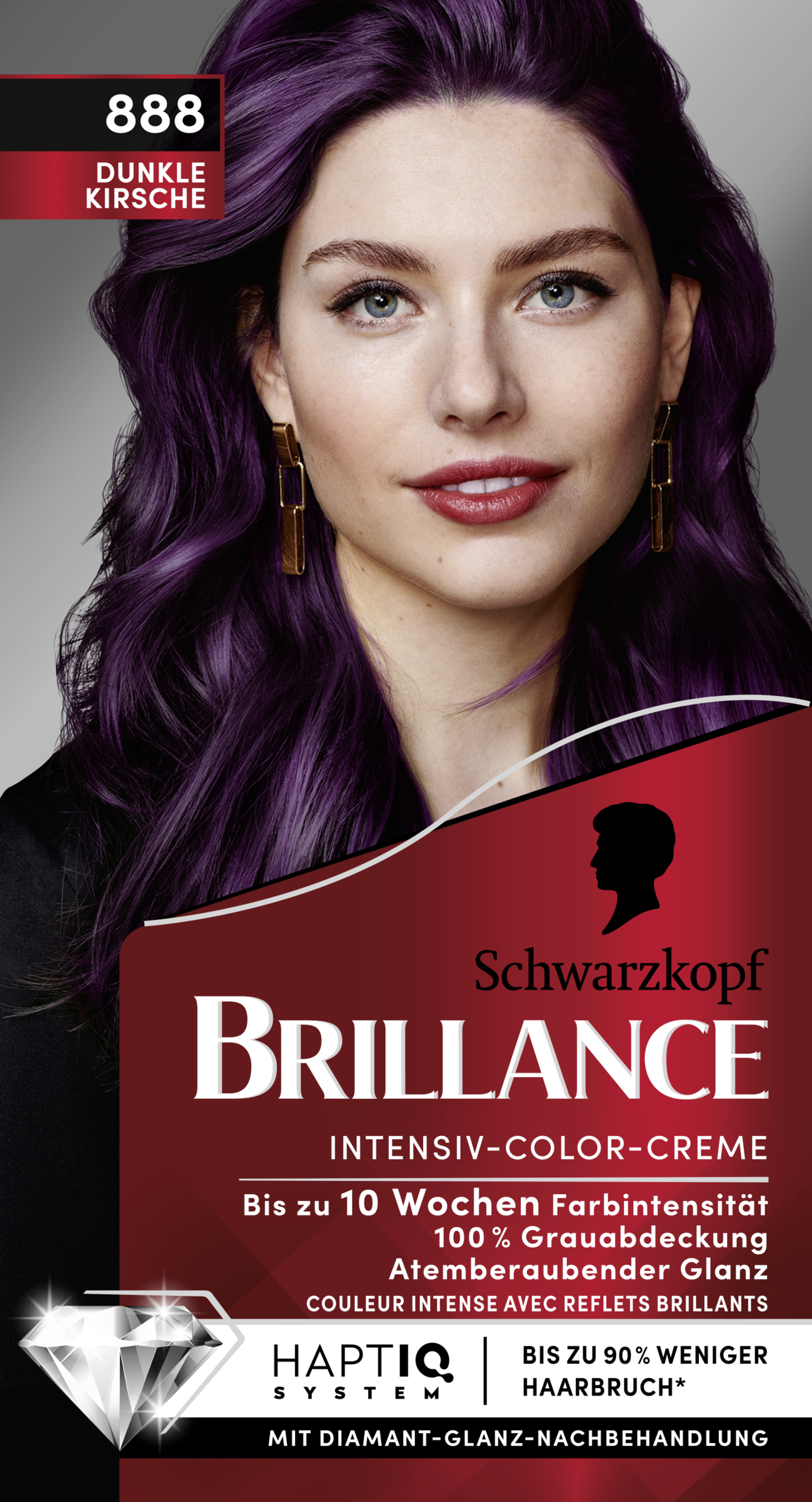 Brillance Intensiv-Color-Creme 888 Mørk kirsebær