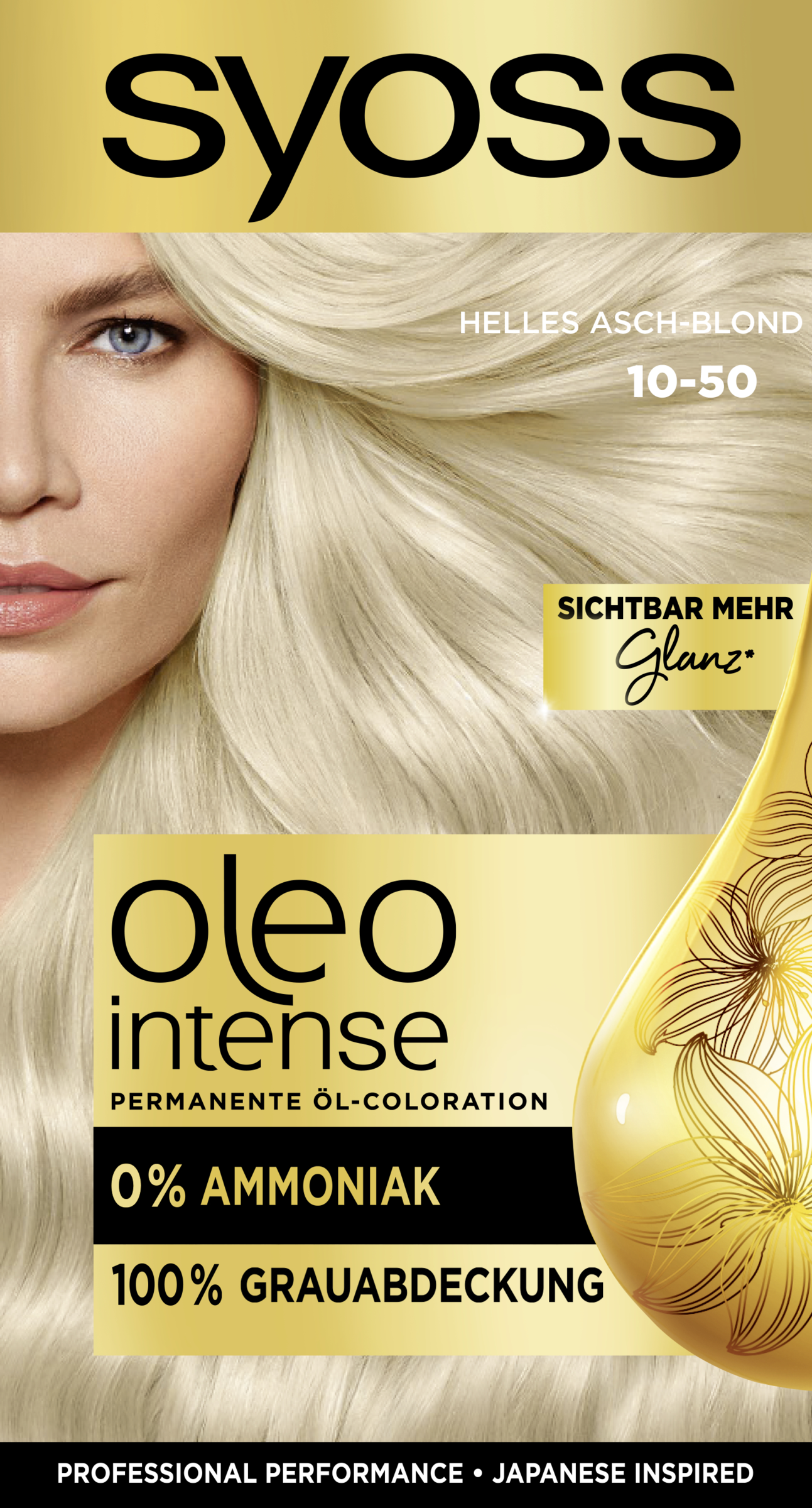 Syoss Professional Performance Oleo Intense permanent oliefarvning 10-50 Lys Askeblond