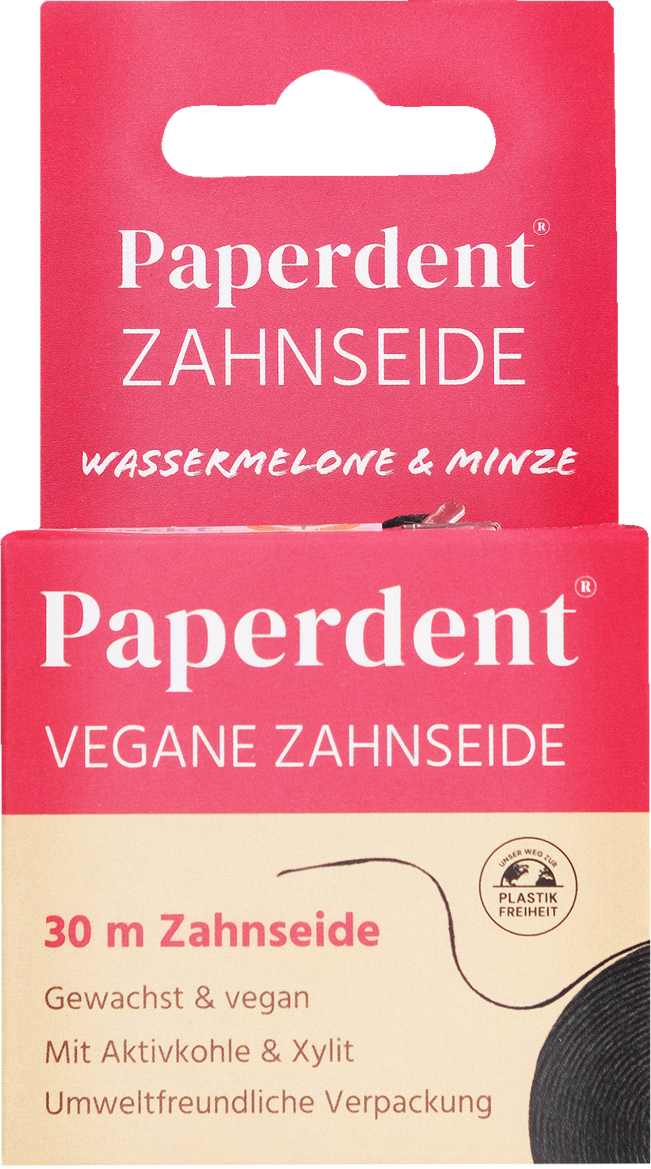 Paperdent Tandtråd med smag af vandmelon og mynte