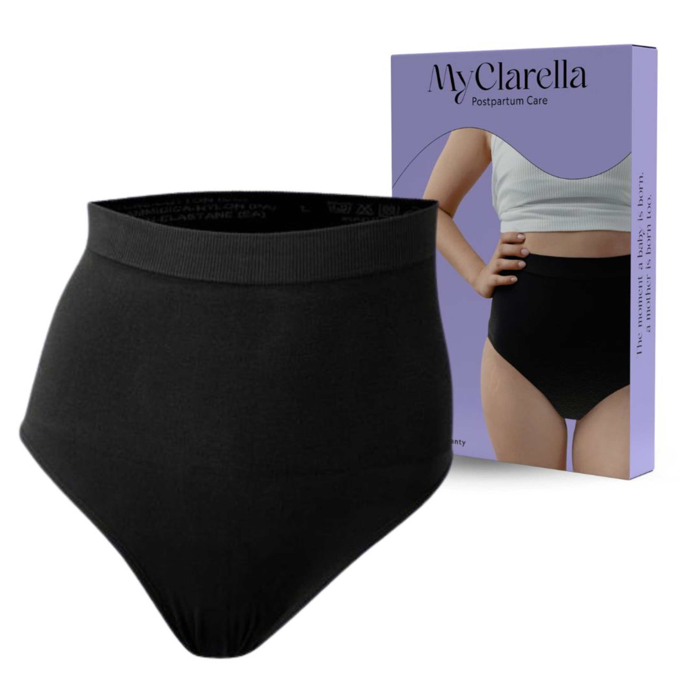 MyClarella Barsels-undertøj The Support Panty sort str. XL