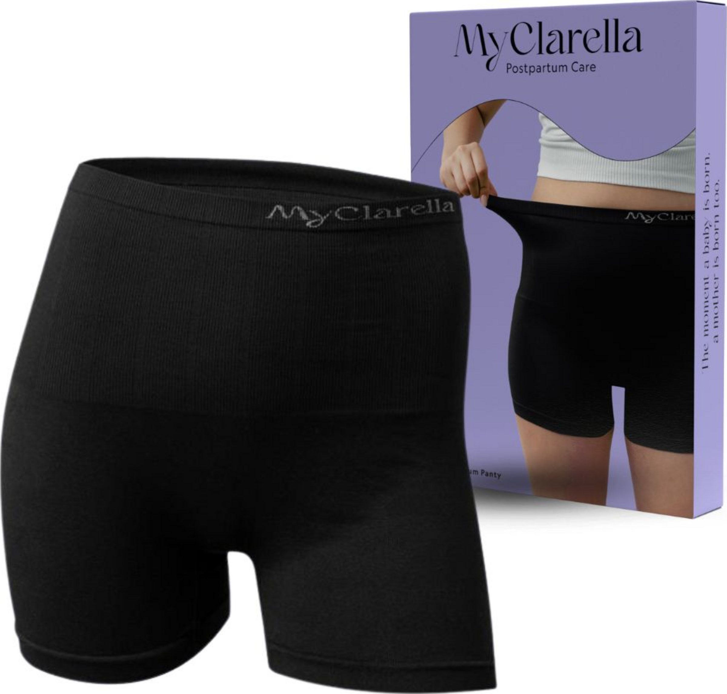 MyClarella Barsels-undertøj sort Panty, str. XL