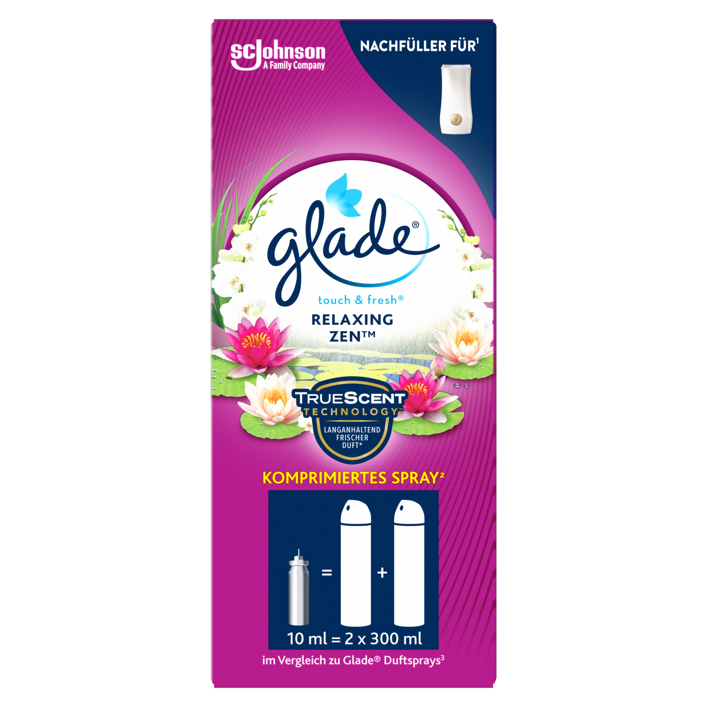 Glade Touch & Fresh Minispray refill Relaxing Zen