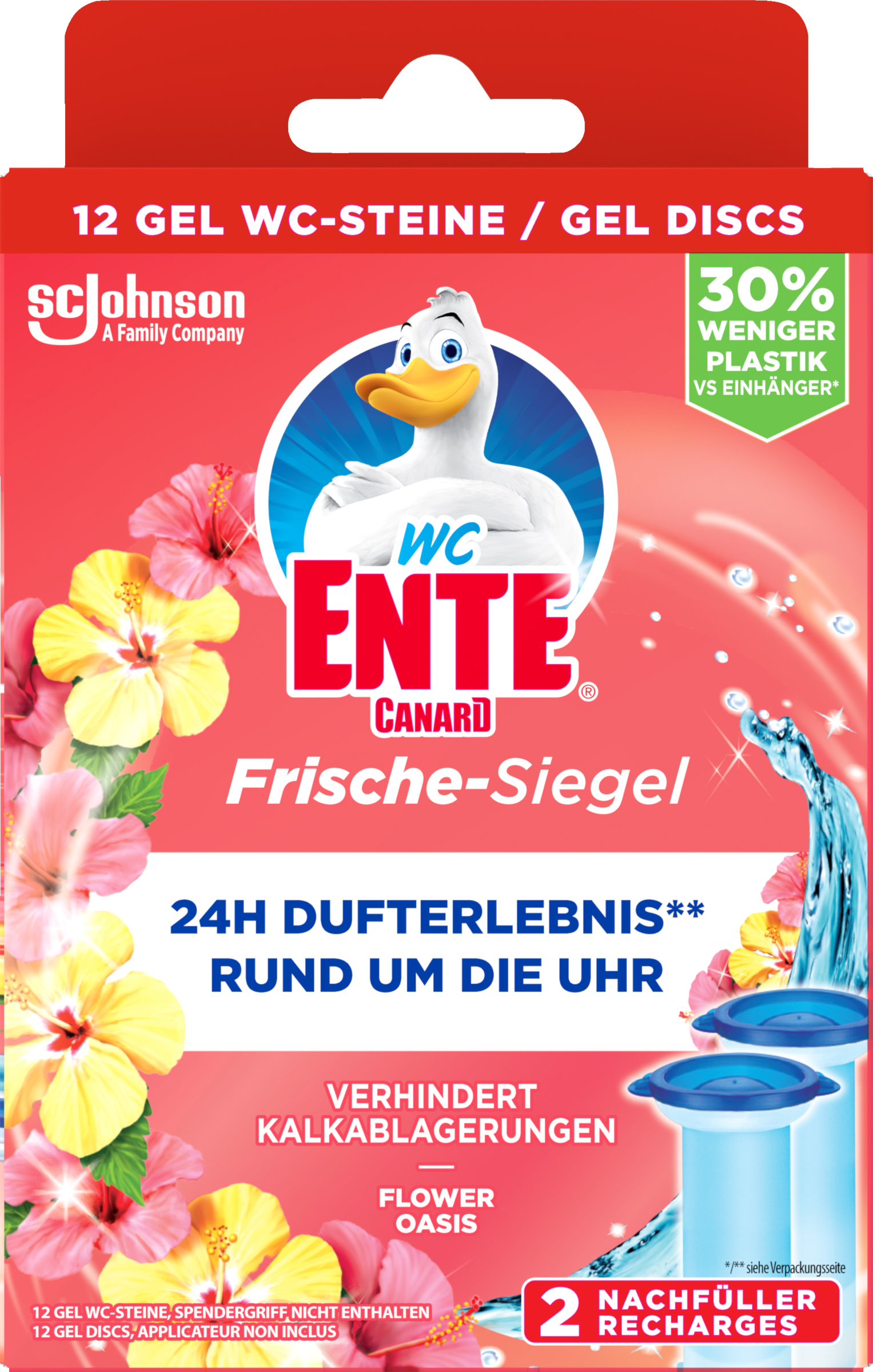 WC-Ente Fresh Disc Flower Oasis Refill