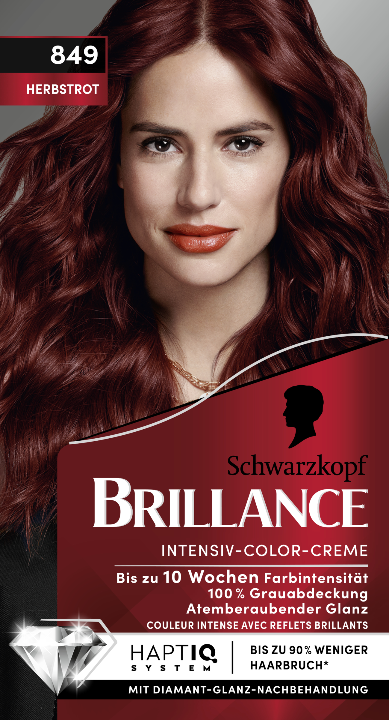 Brillance Intensiv-Color-Creme 849 efterårsrød