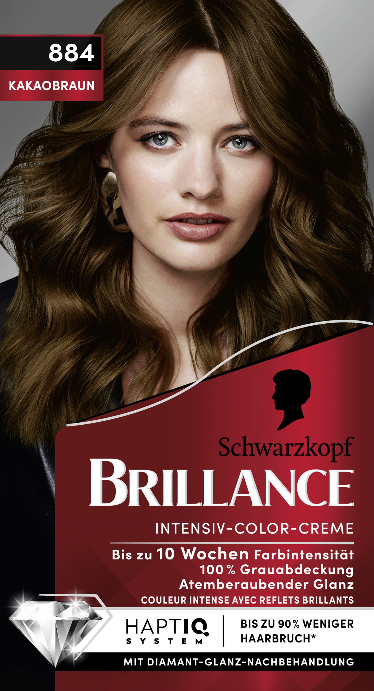 Brillance Intensiv-Color-Creme 884 kakaobrun