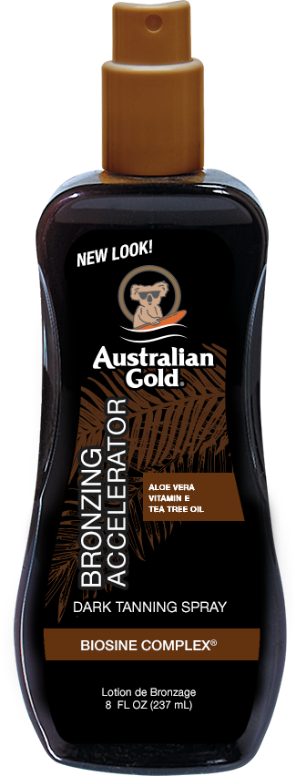 Australian Gold Accelerator Spray Gel med bronzer Køb online rossmann.dk