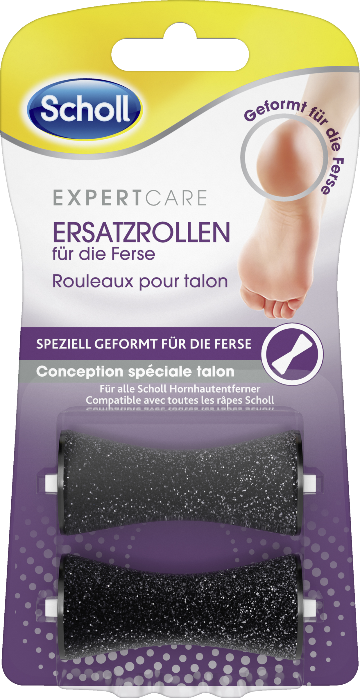 Scholl ExpertCare udskiftningsruller til hælen