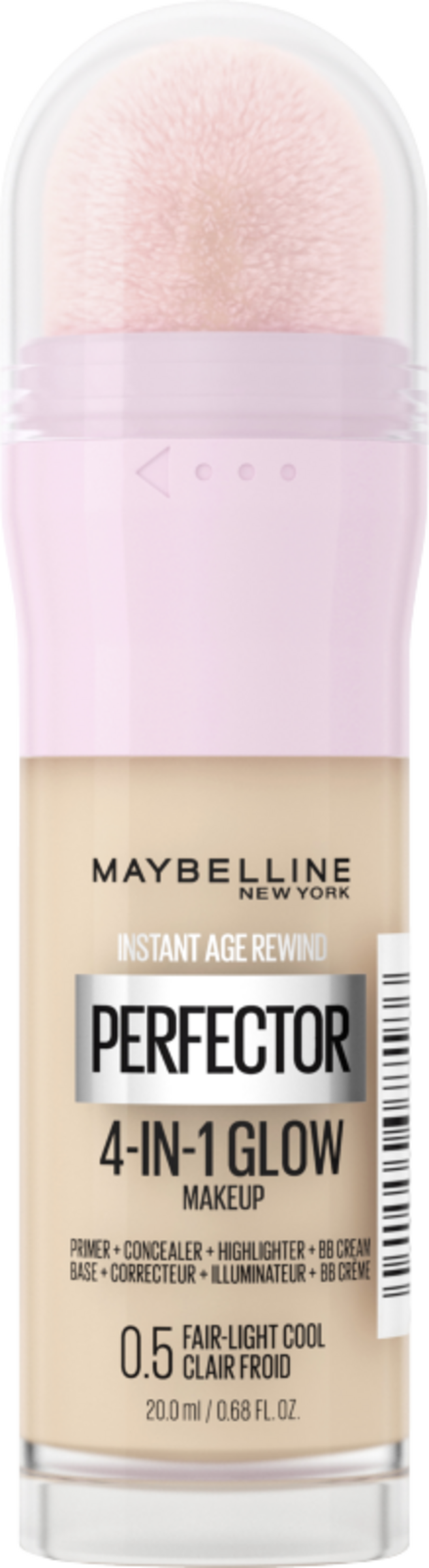 Maybelline New York Instant Perfector Glow 4-in-1 Make-Up 0.5 Fair-Light Cool