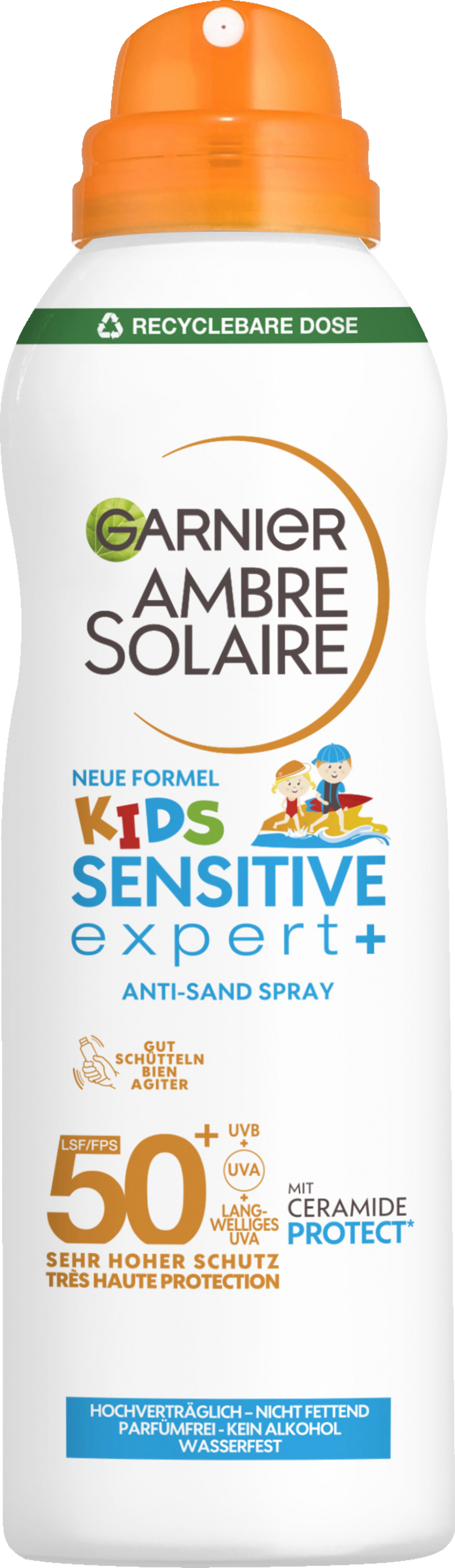 Garnier Ambre Solaire KIDS SENSITIVE expert+ anti-sand spray SPF 50+