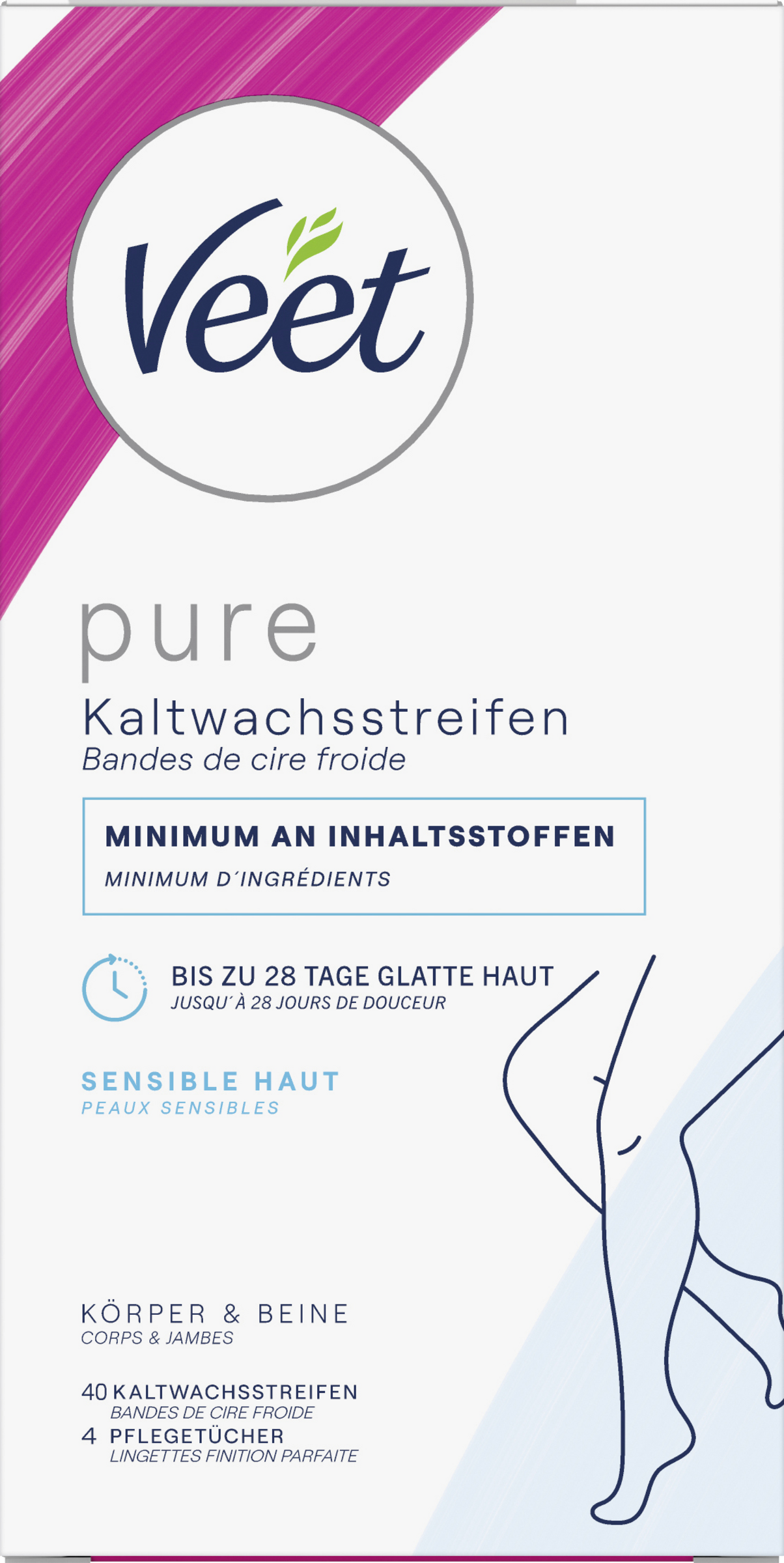 Veet Veet Easy-Gelwax Cold Wax Strip til S