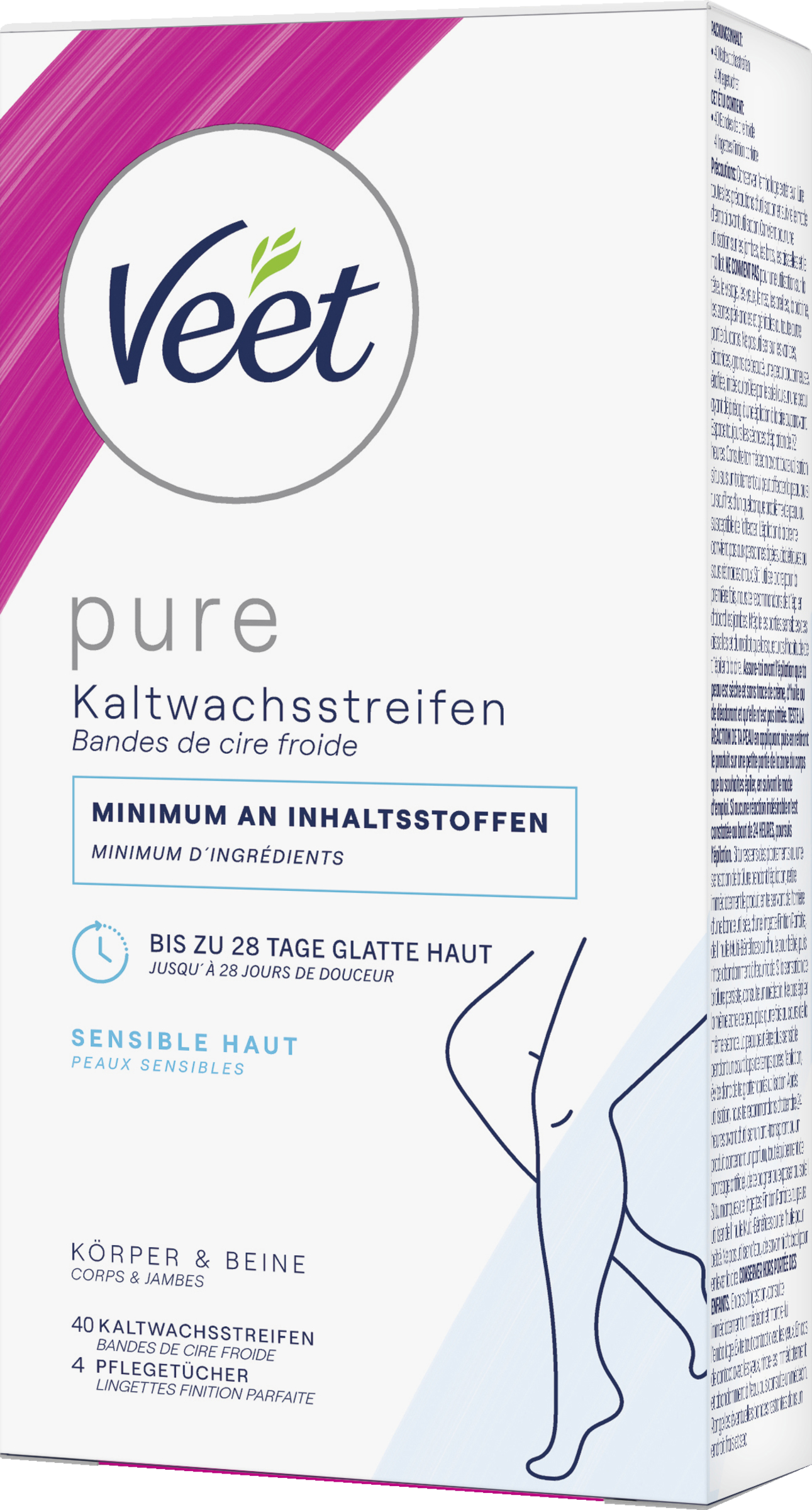 Veet Veet EasyGelwax Cold Wax Strip til S Køb online rossmann.dk