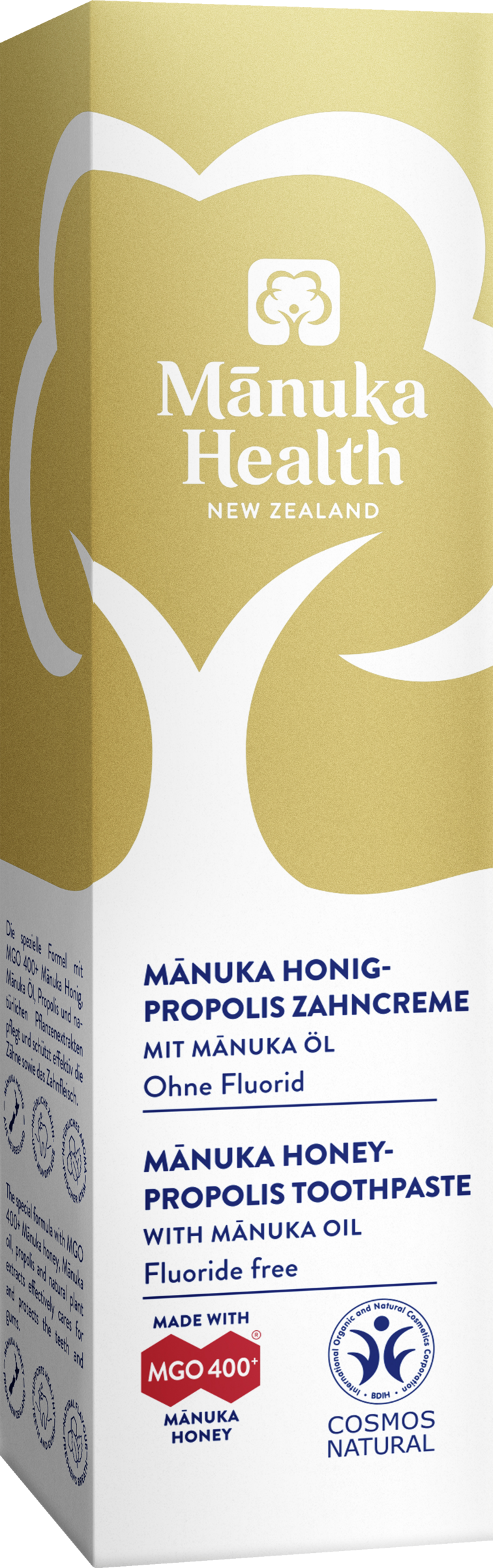 manuka health Honning-propolis tandpasta uden fluor