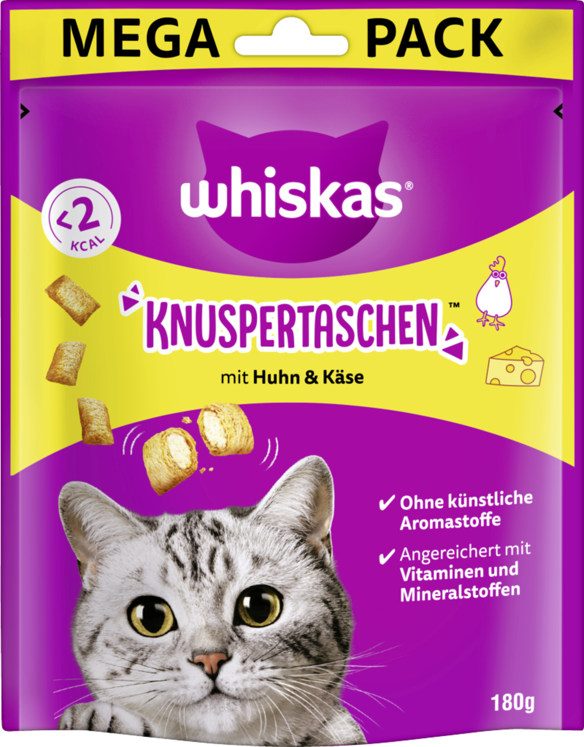Whiskas Knuspertaschen™ med kylling og ost