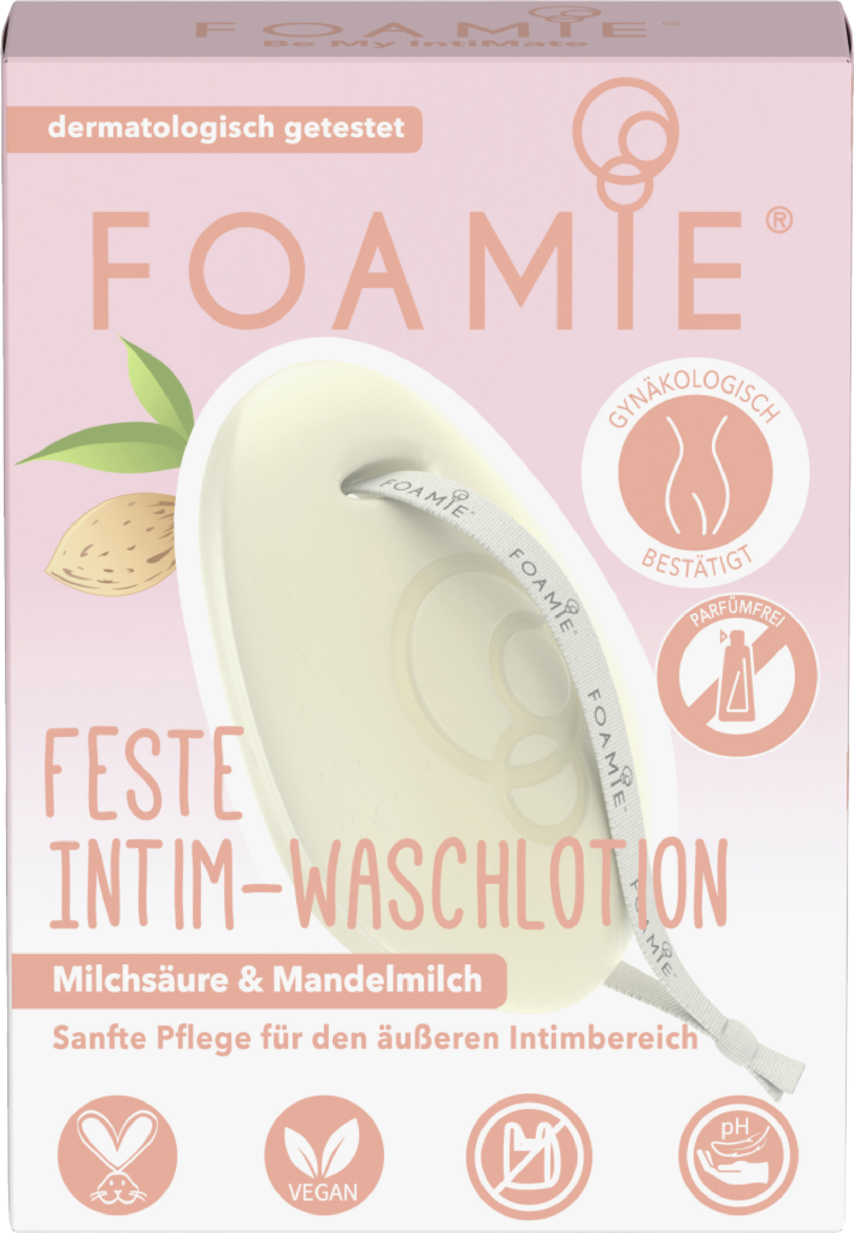 Foamie Fast intimvaskelotion med mælkesyre og mandelmælk
