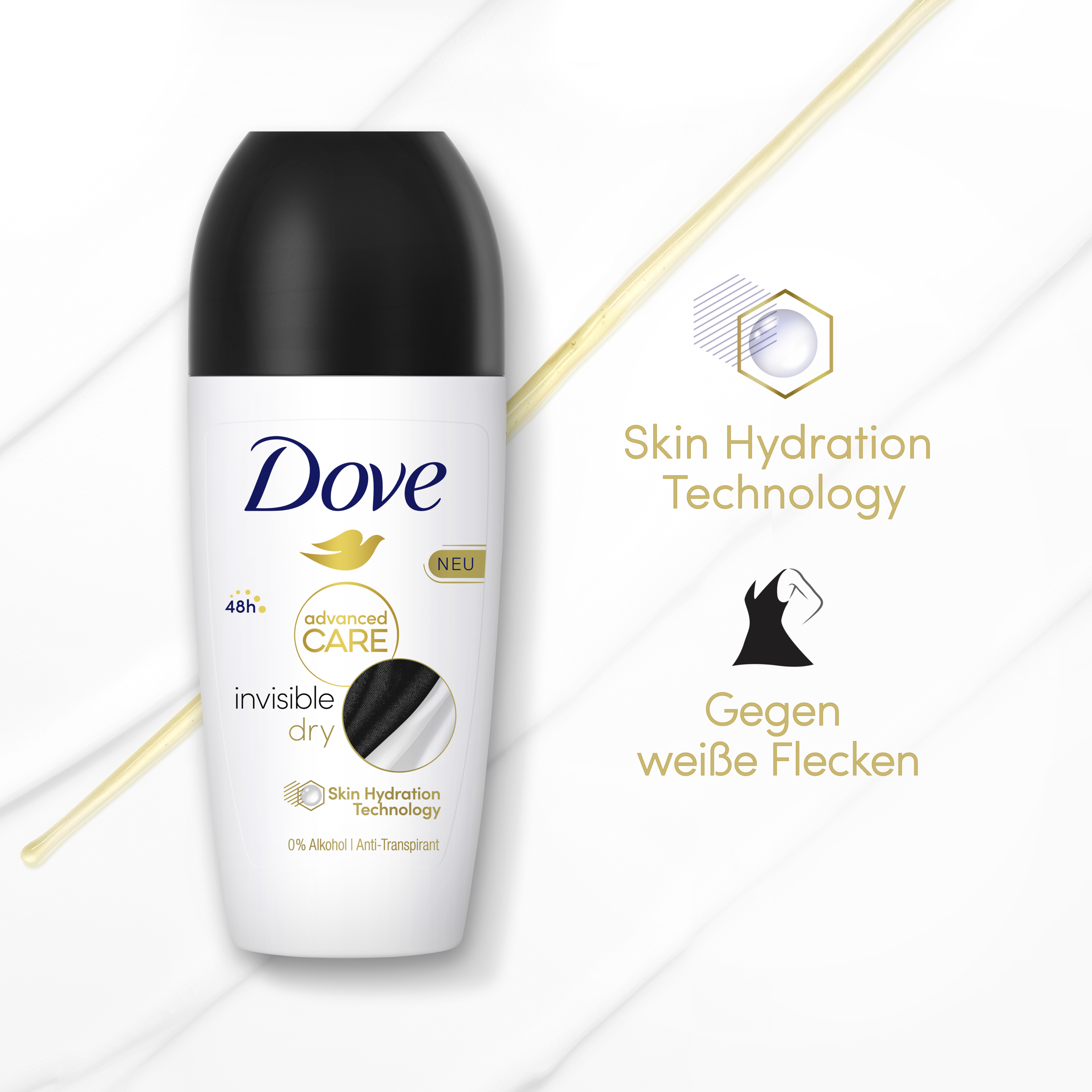Dove Deo RollOn Advanced Care Invisible Dry AntiTranspirant Køb