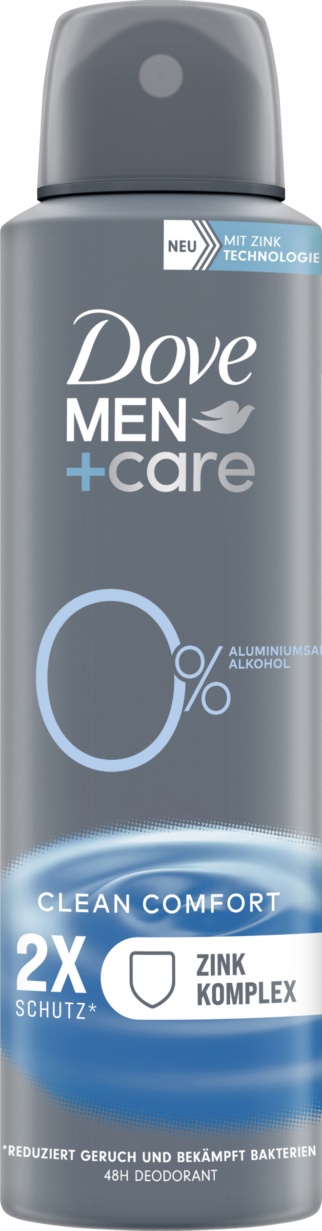 Dove Men+Care Clean Comfort Deospray med zink-kompleks