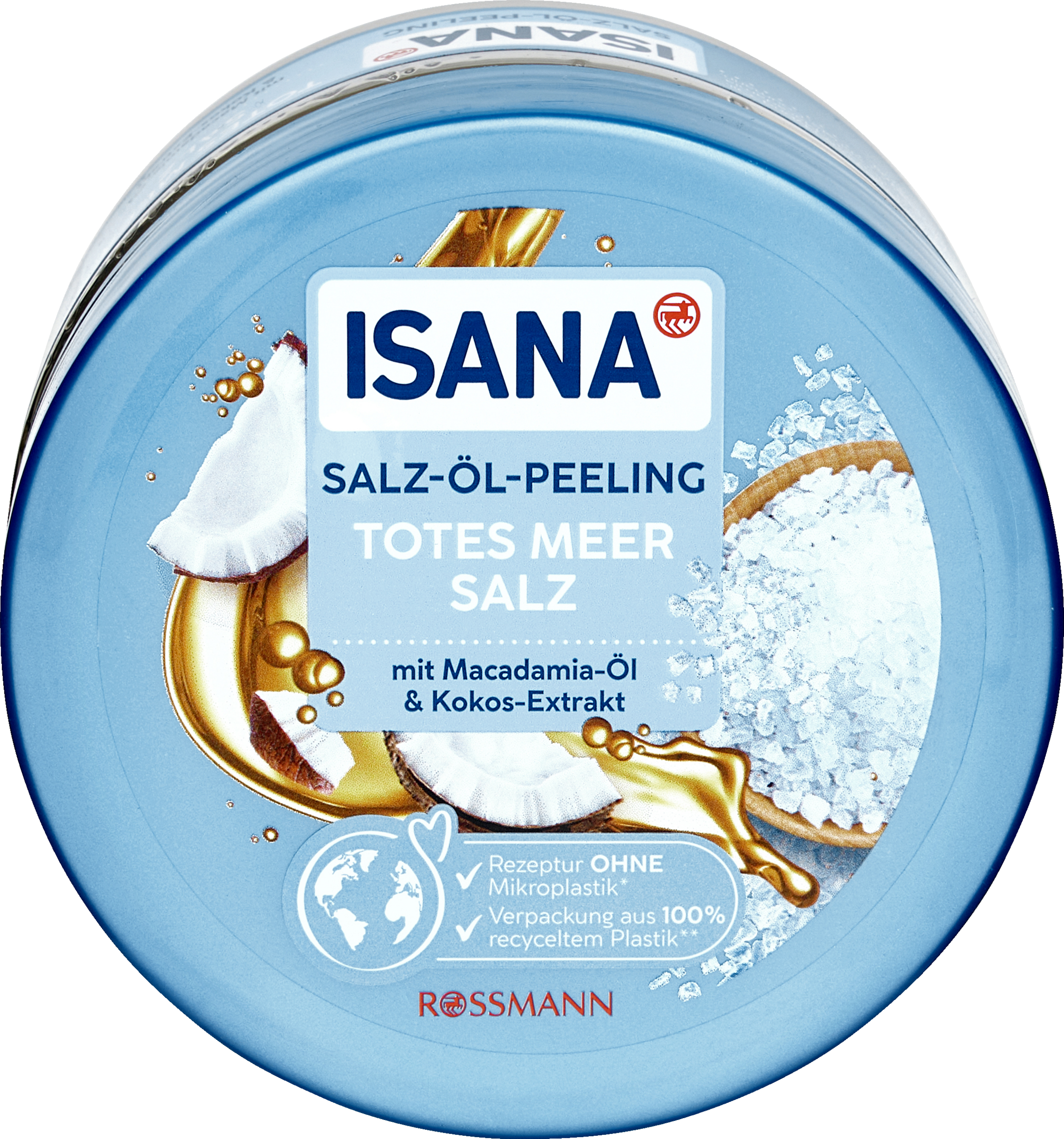 ISANA Saltoliepeeling med salt fra Det Døde Hav