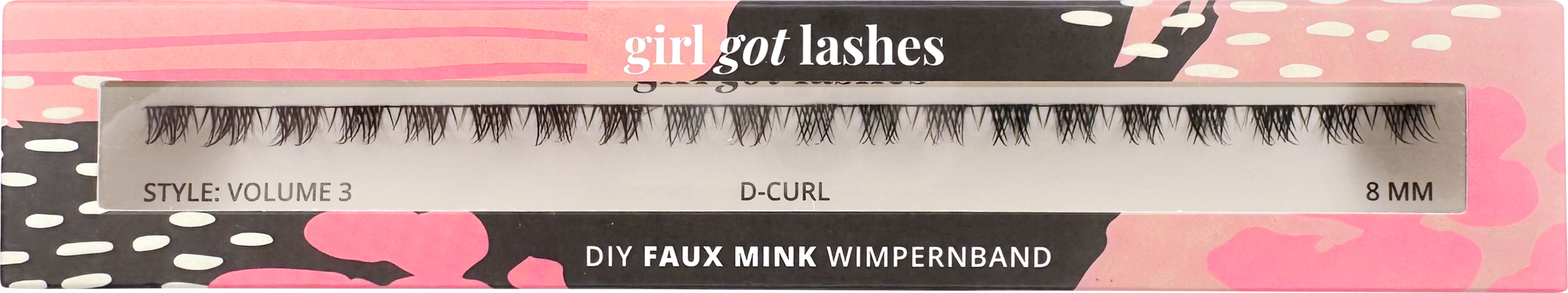 GirlGotLashes DIY vipper volume 3, 8 mm