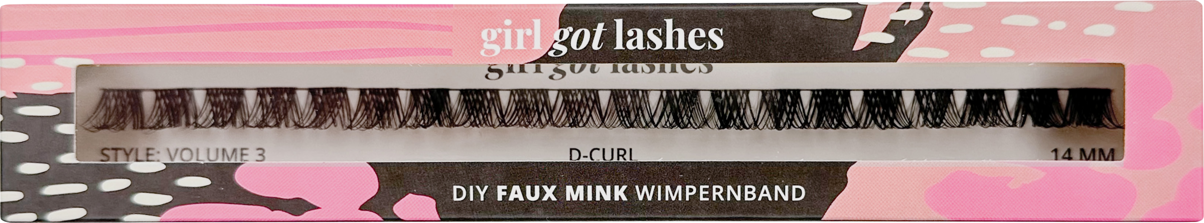 GirlGotLashes DIY vipper volume 3, 14 mm