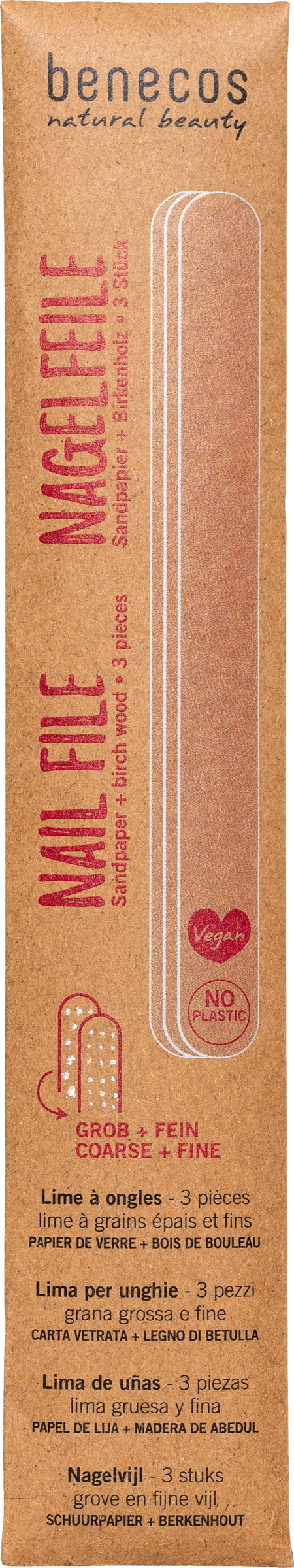 benecos Neglefile sæt med 3