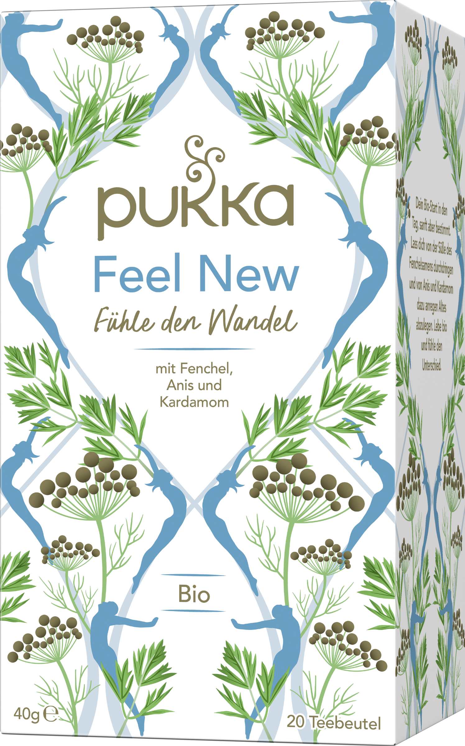 Pukka Økologisk urtete Feel New, med fennikel, anis og kardemomme