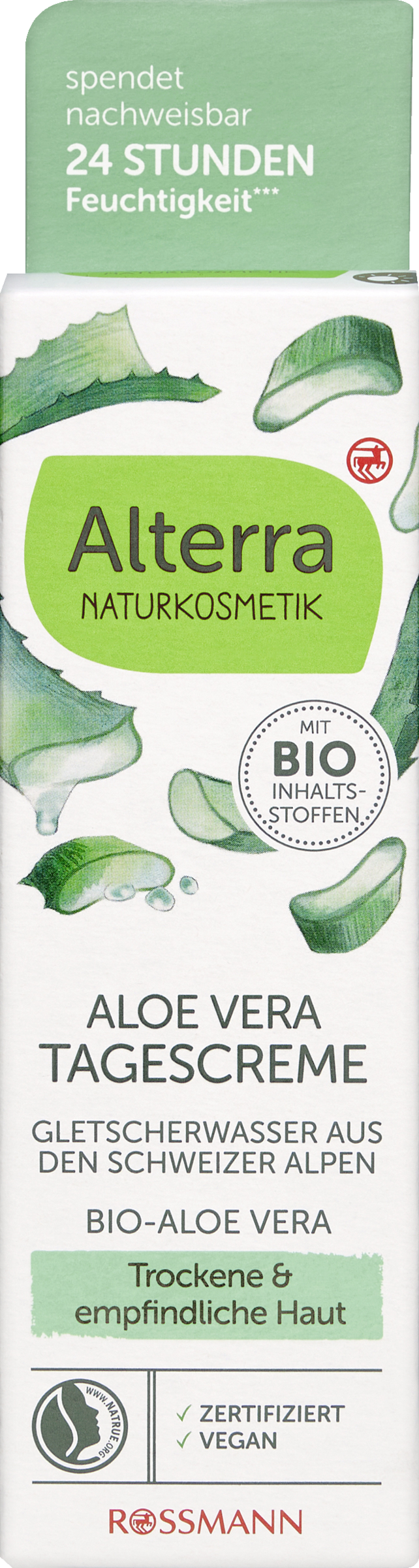 Alterra NATURKOSMETIK Dagcreme økologisk aloe vera og gletsjervand