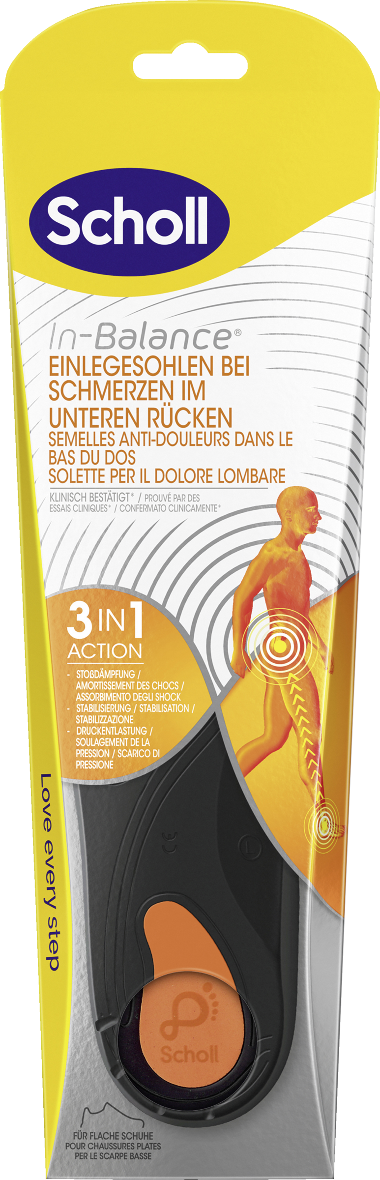 Scholl In-Balance indlægssåler str. 40-42