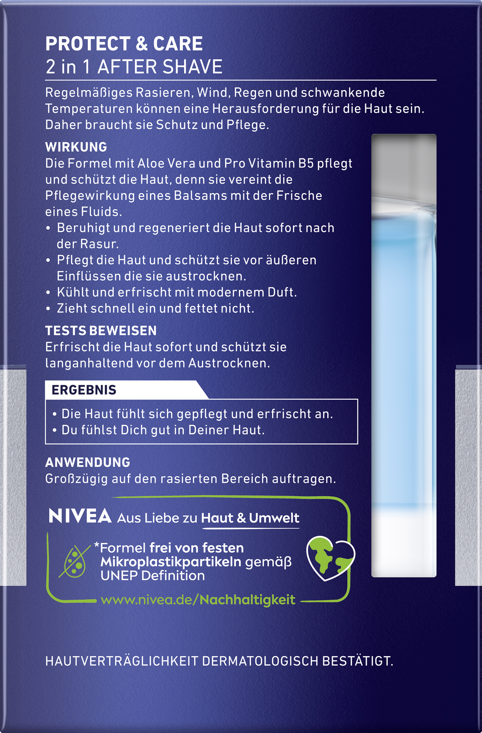 NIVEA MEN Protect & Care 2 in 1 After Shave Køb online rossmann.dk