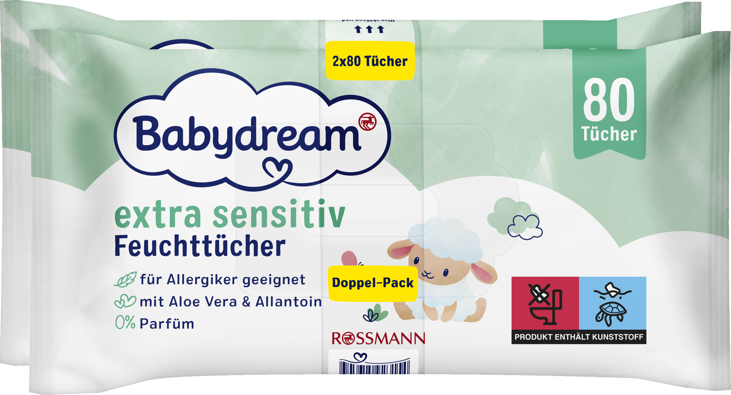 Babydream extra sensitive vådservietter