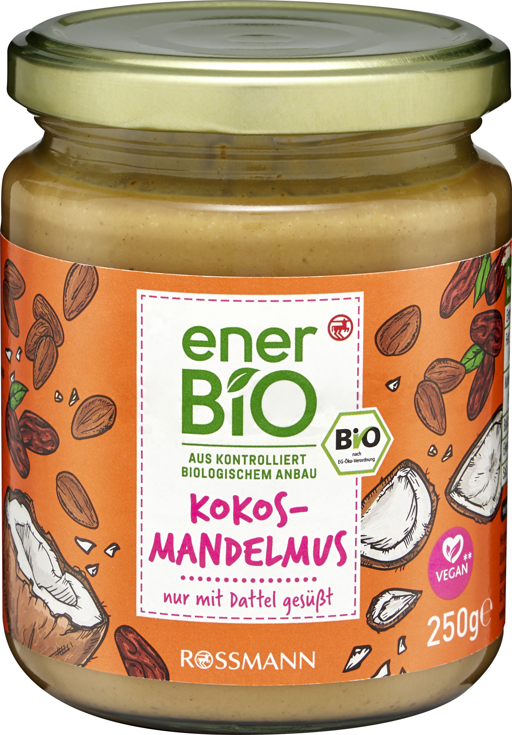 enerBiO Kokos-mandelsmør