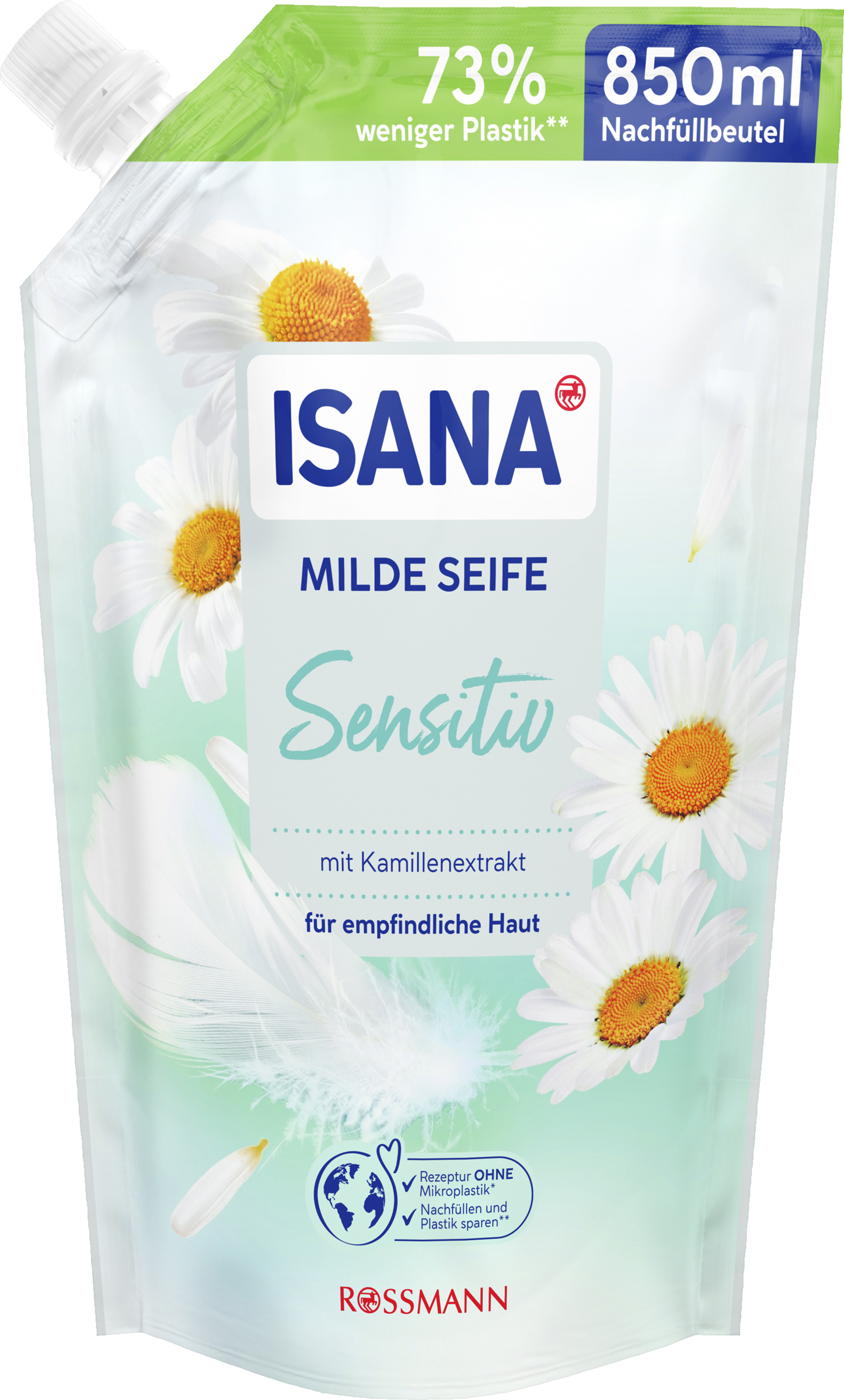 ISANA Mild sæbe sensitiv, refill