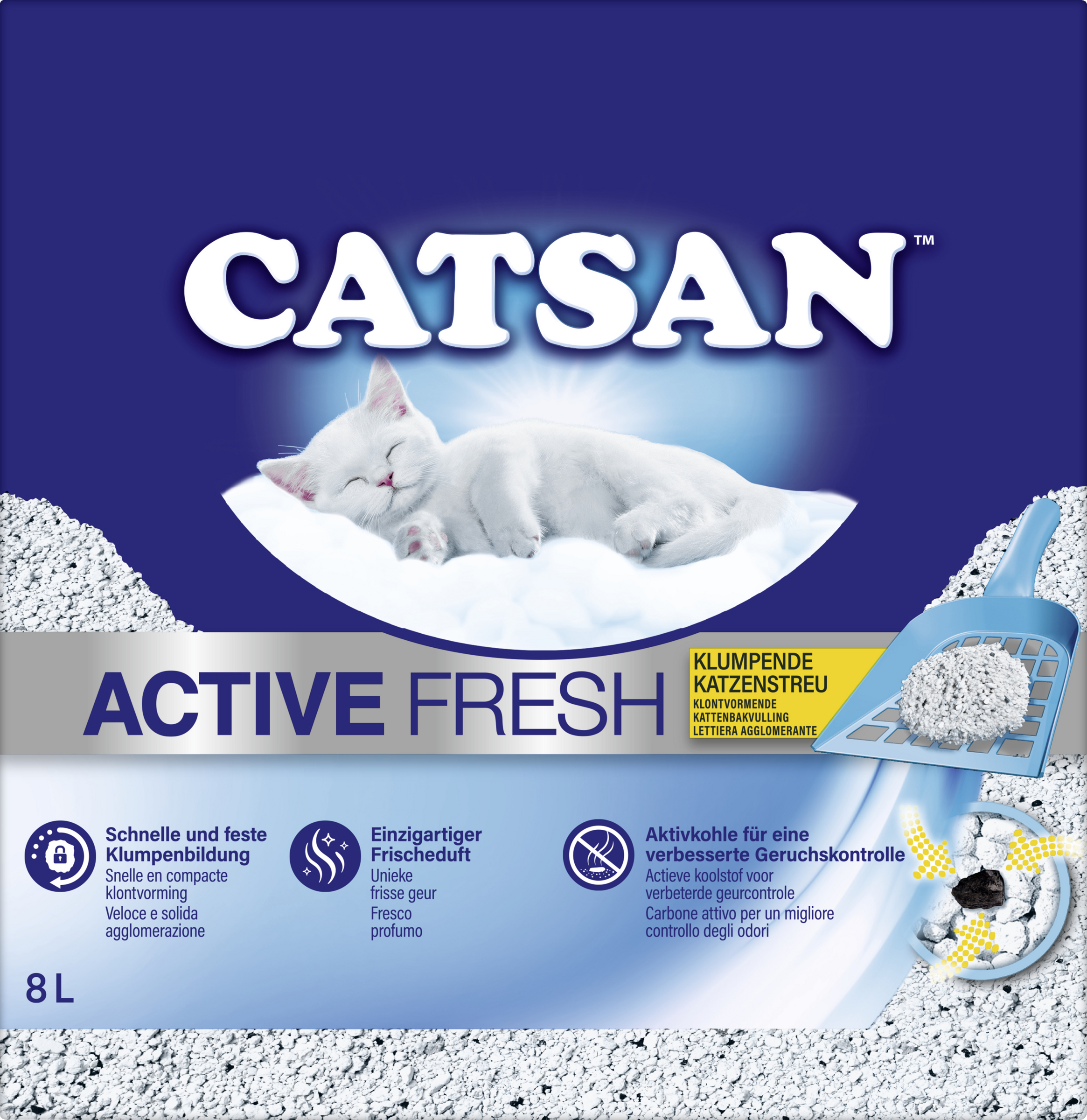 Catsan Active Fresh kattegrus