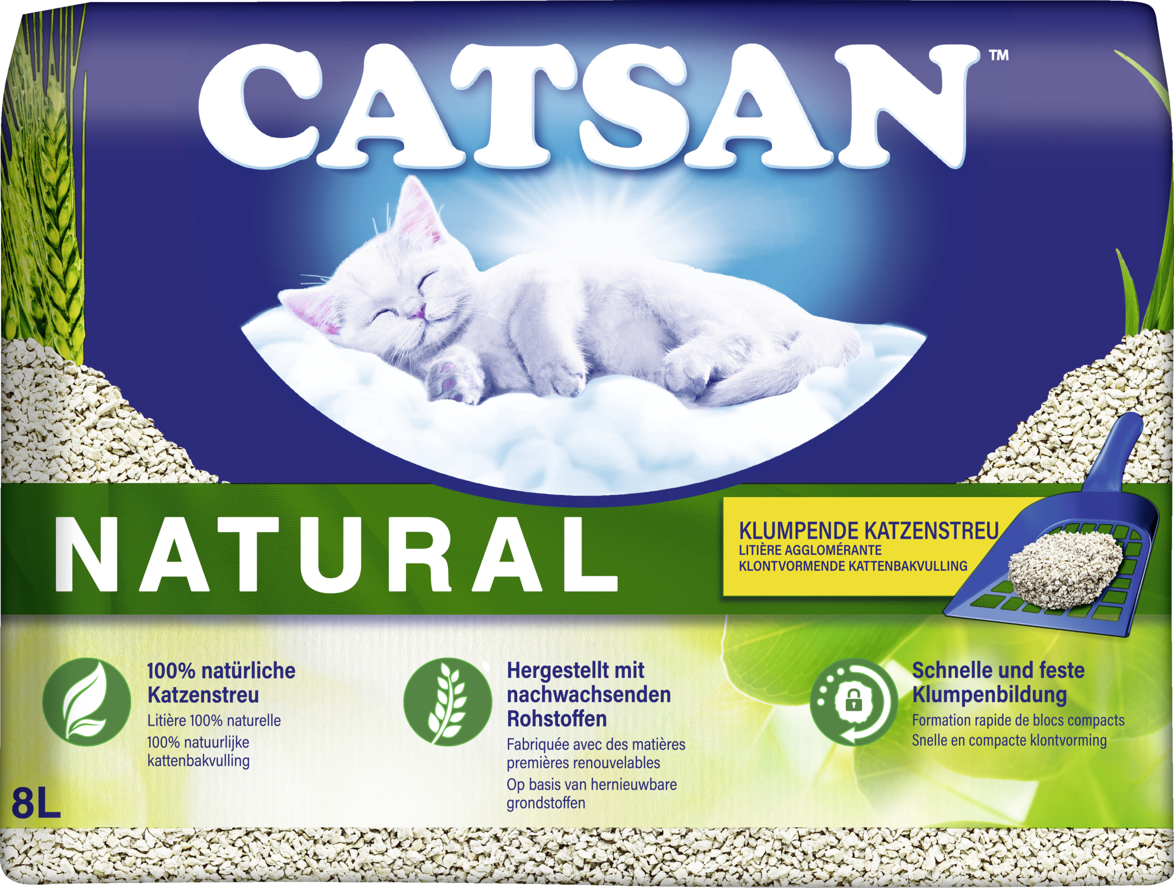 Catsan Naturligt klumpende kattegrus