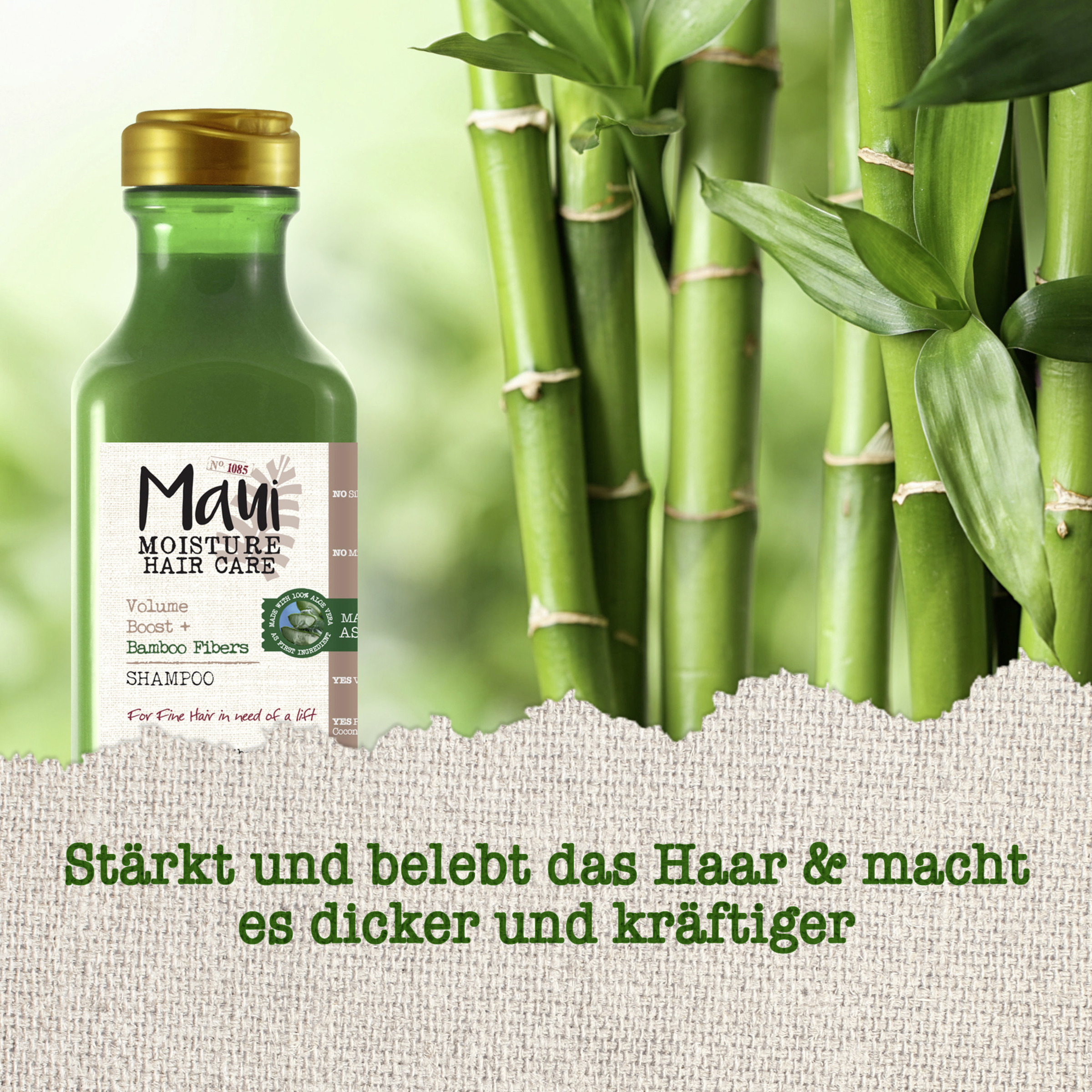 Maui Moisture Hair Care Volume Boost + Bamboo Fibers Shampoo Køb online