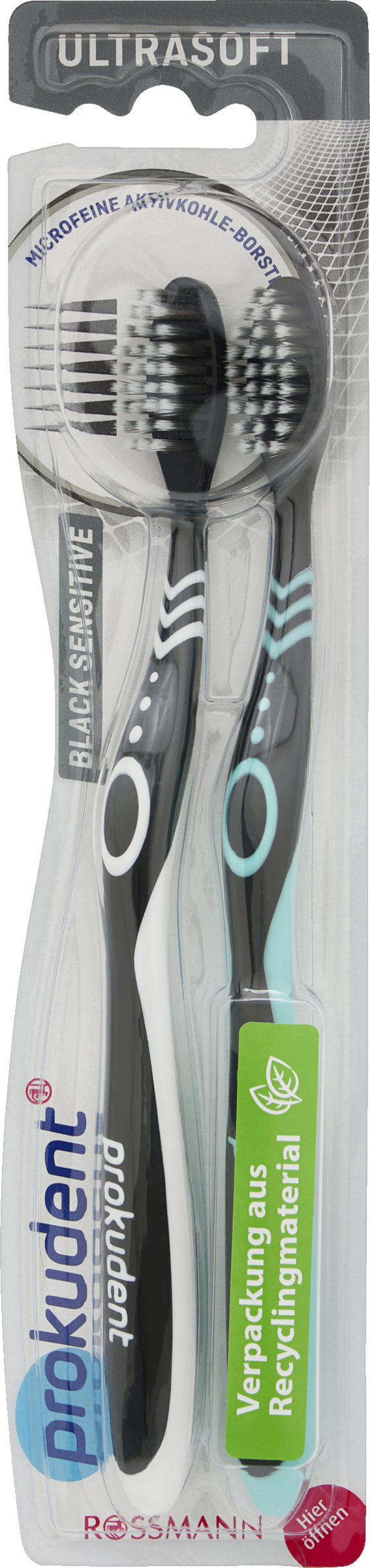 prokudent Black Sensitive-tandbørste ultrablød