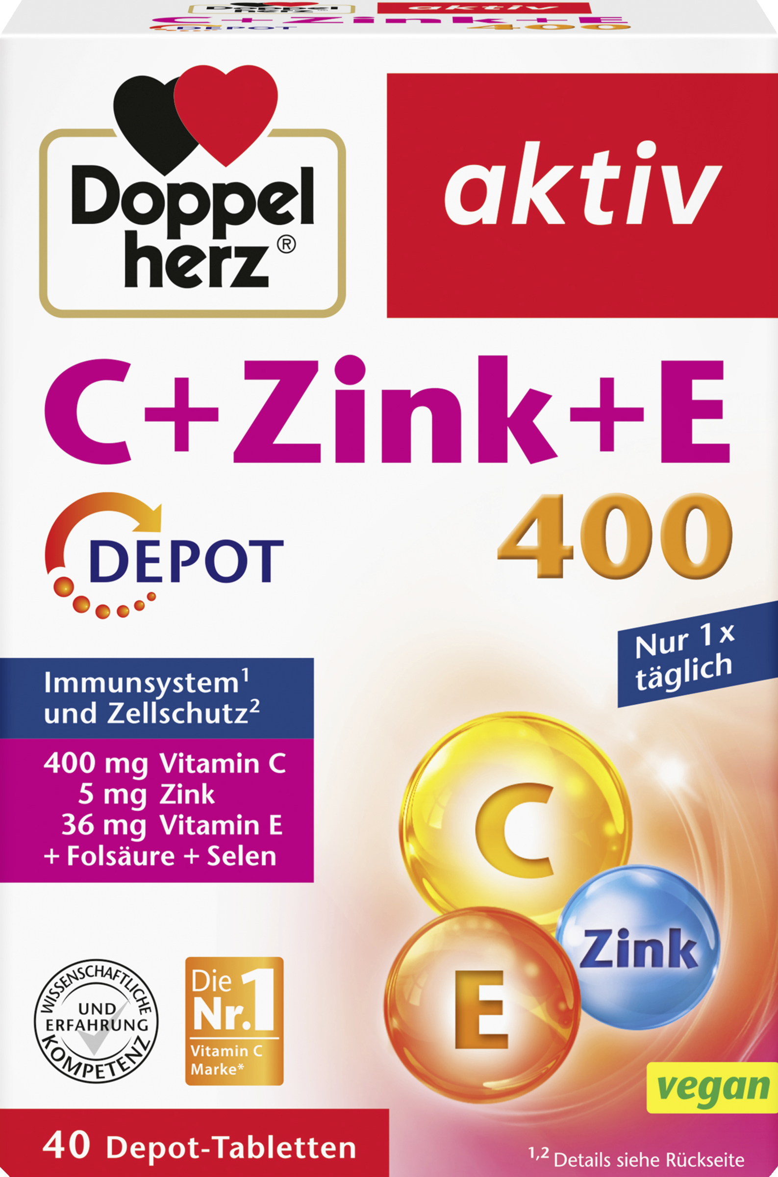 Doppelherz aktiv C+Zink+E 400 Depot