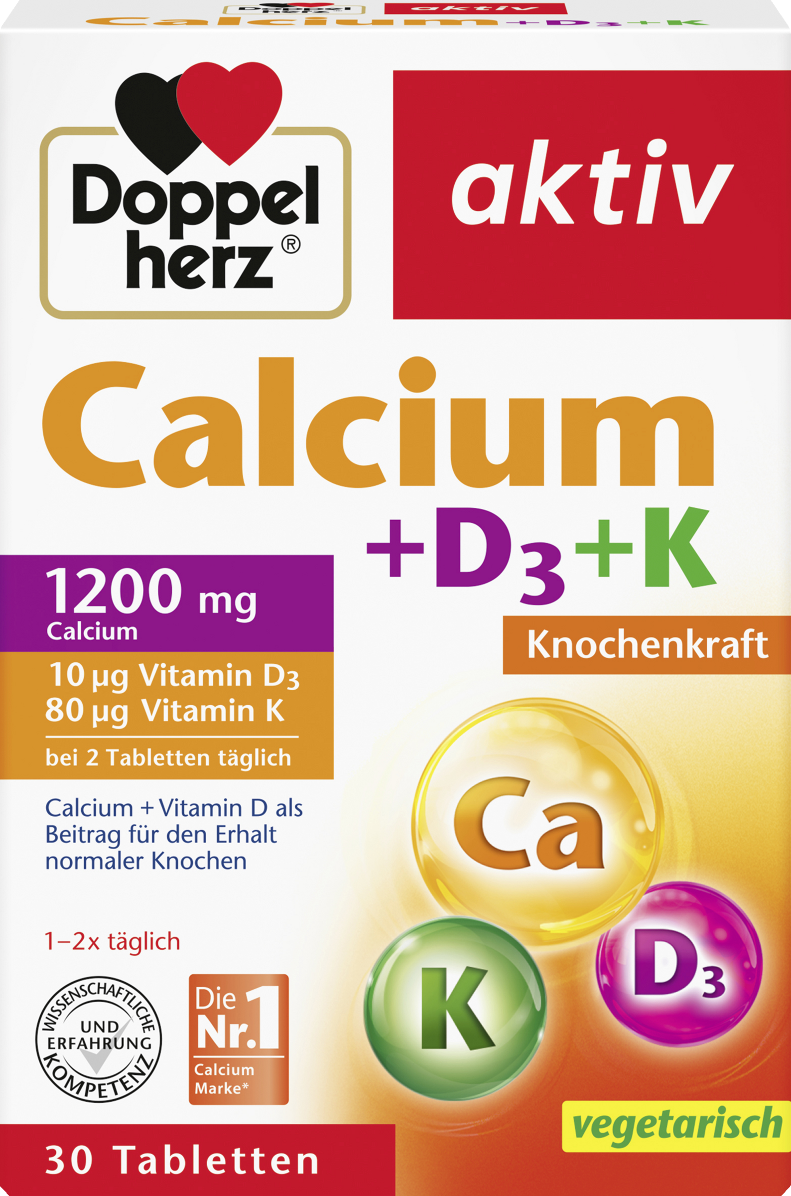 Doppelherz aktiv calcium + D3-vitamin