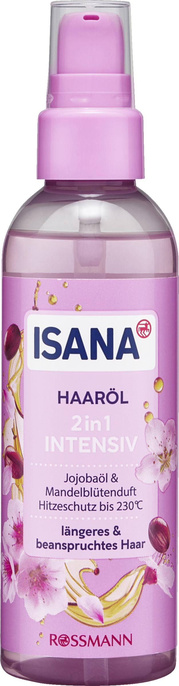 ISANA Hårolie 2-i-1 Intensiv jojobaolie & mandelblomsterduft