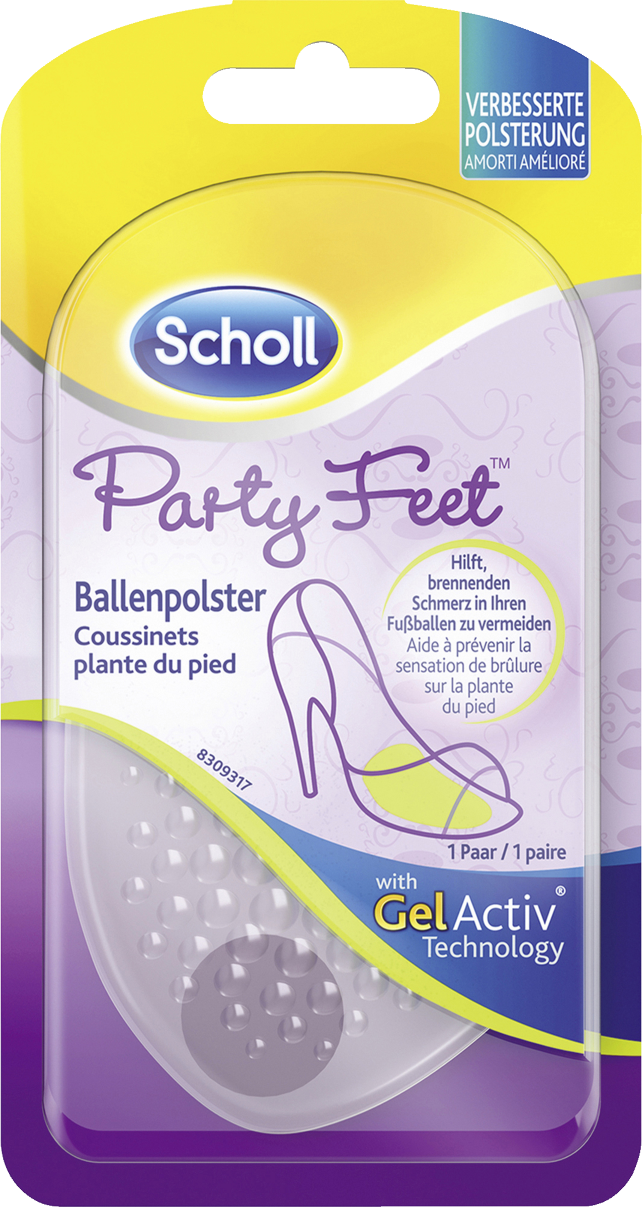 Scholl Party Feet hælpuder